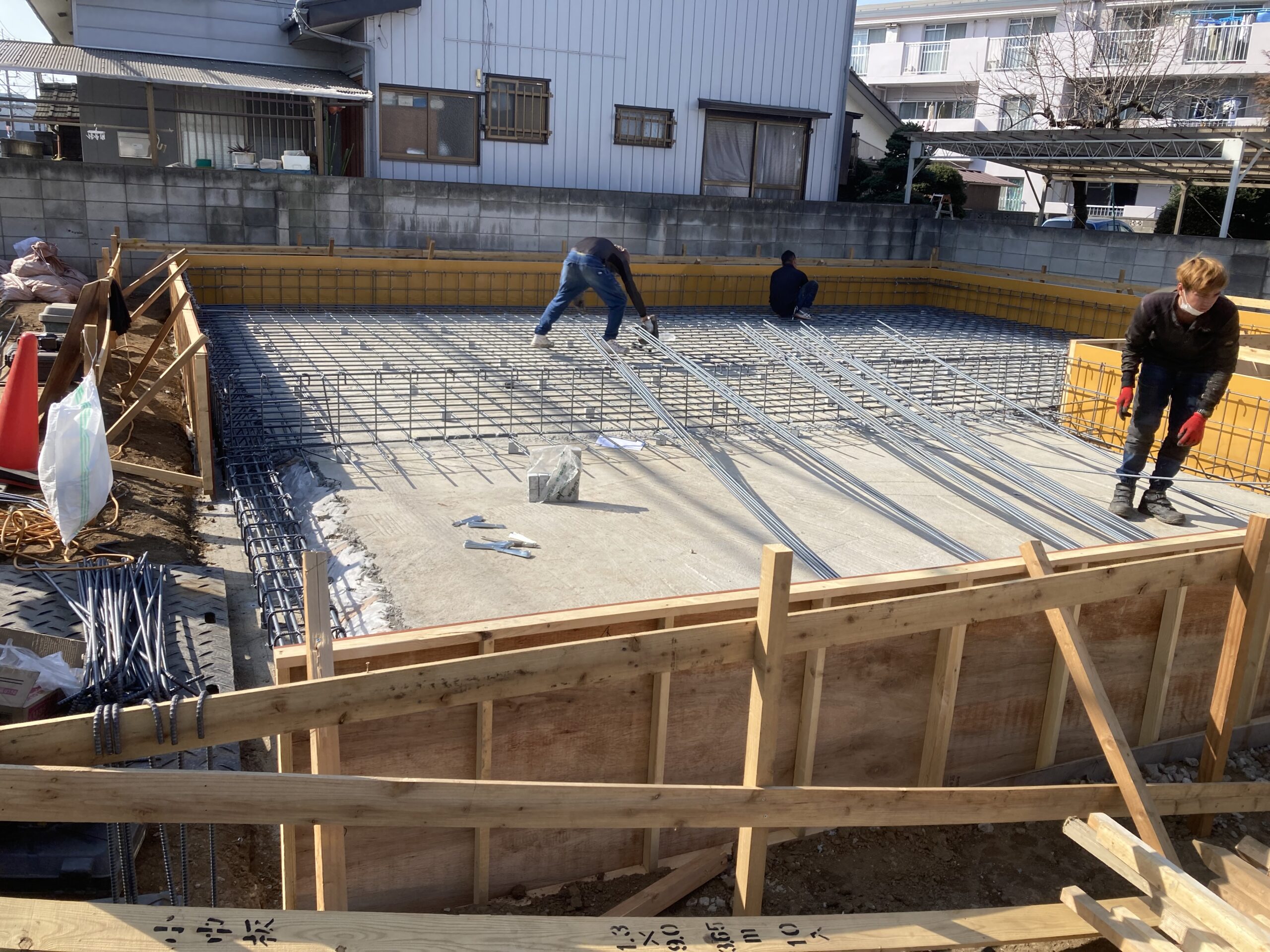 H田様邸 新築工事 基礎工事