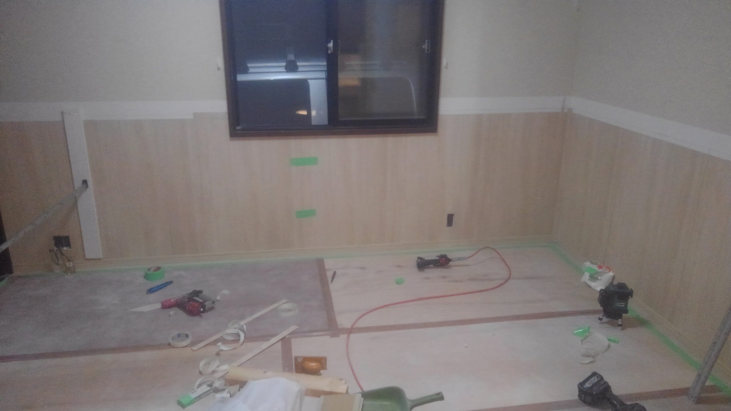 H様邸 改装工事 木工事