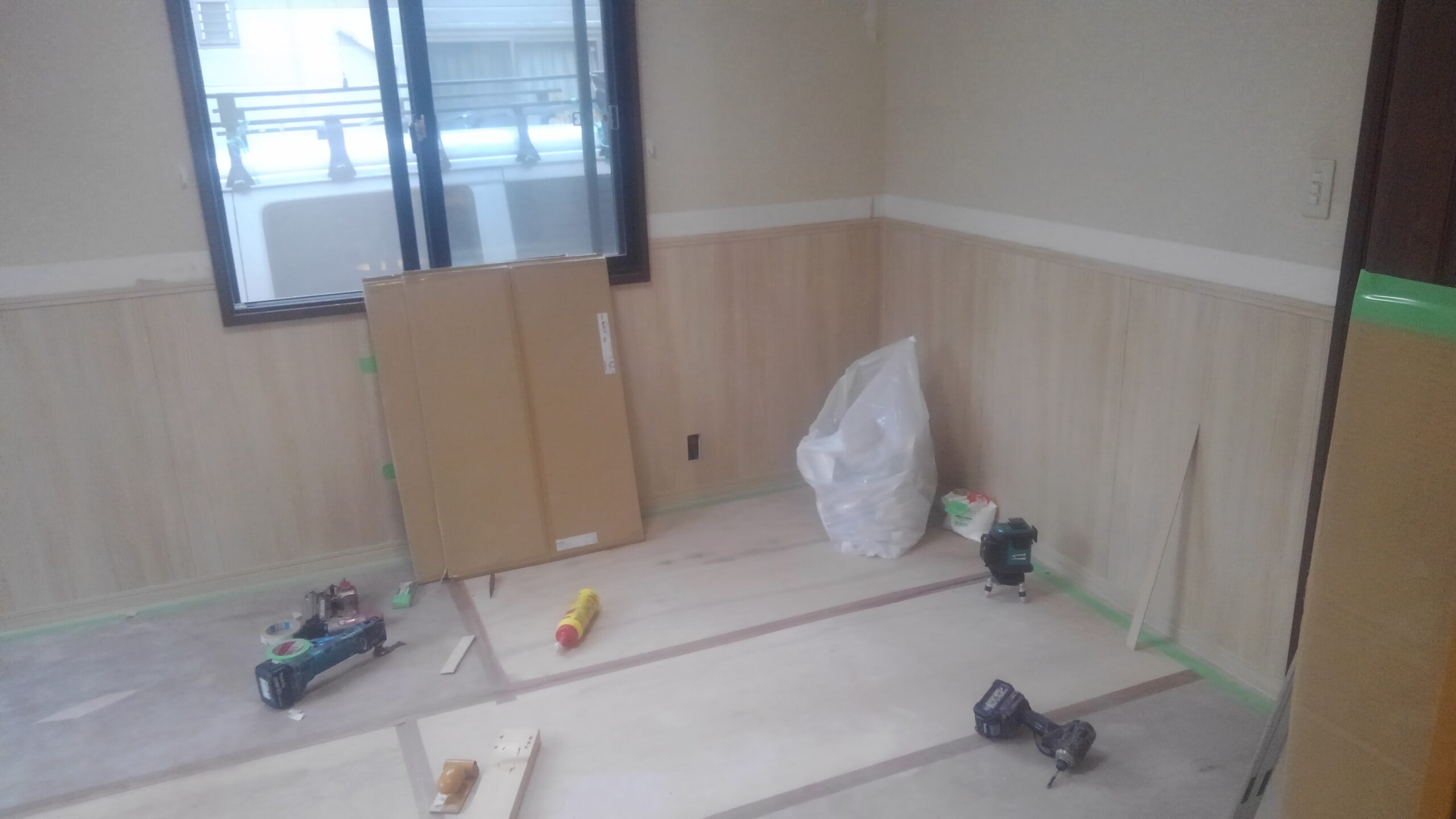 H様邸 改装工事 木工事