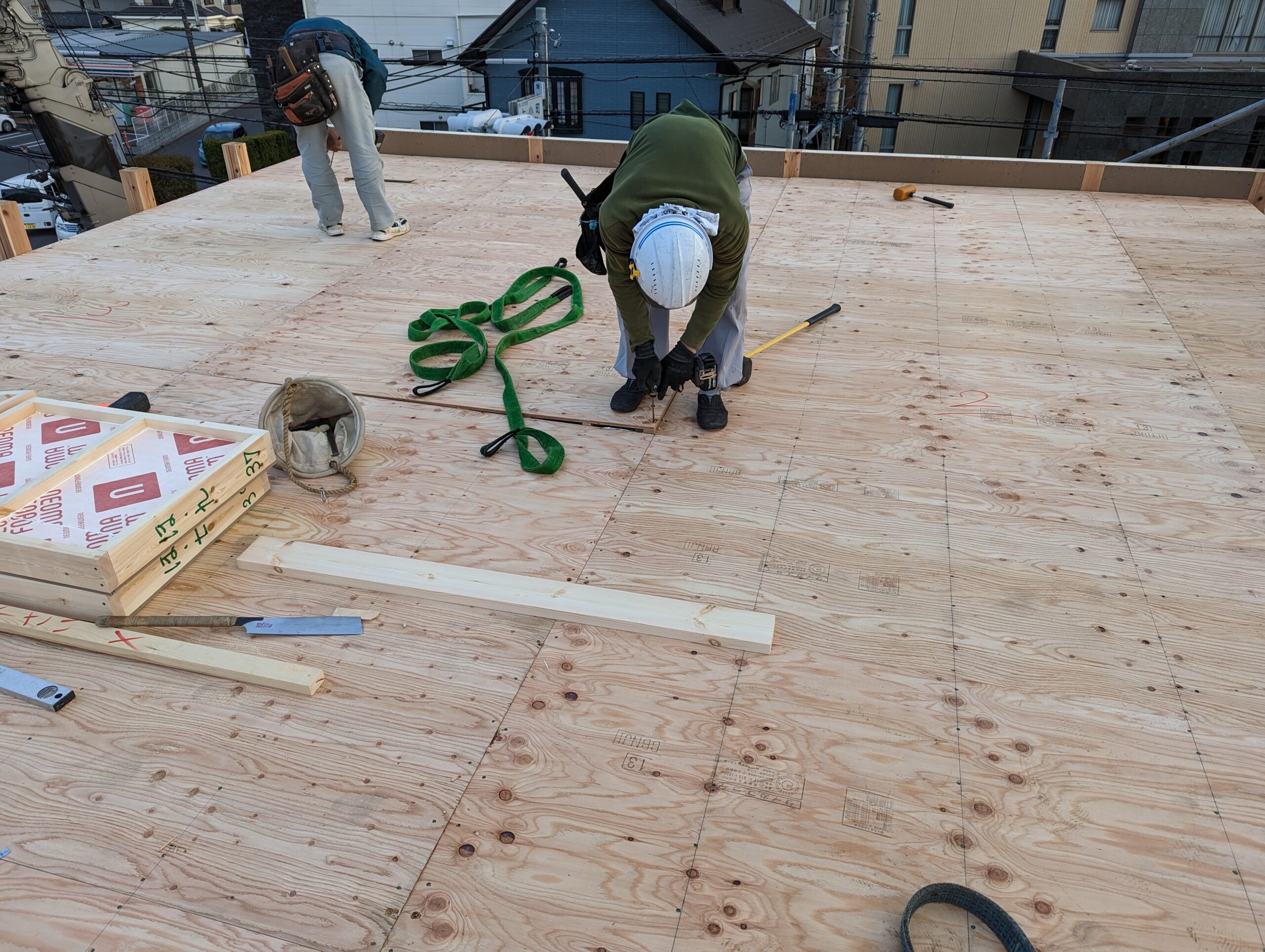 H田様邸 新築工事 屋根