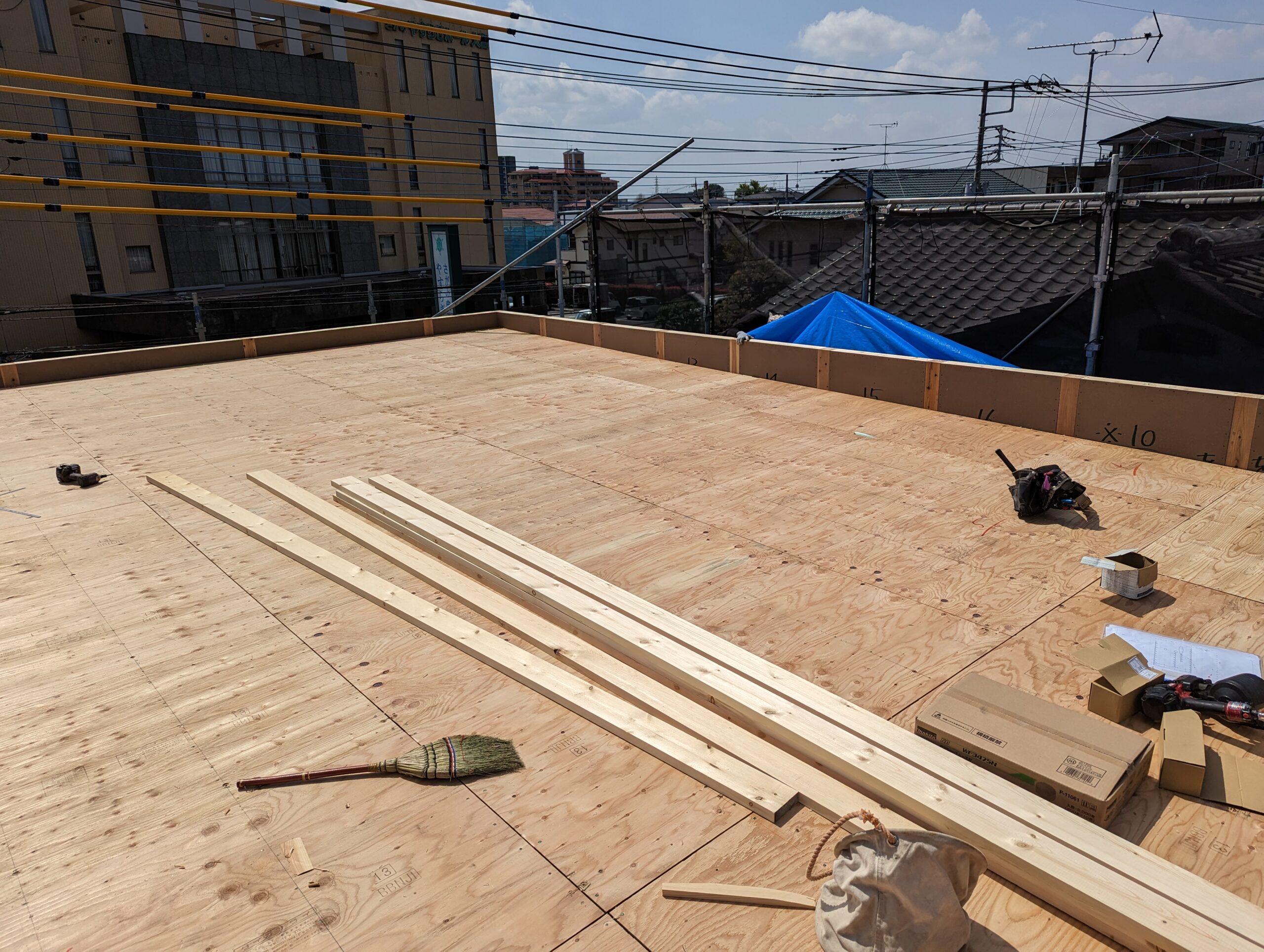 H田様邸 新築工事 屋根