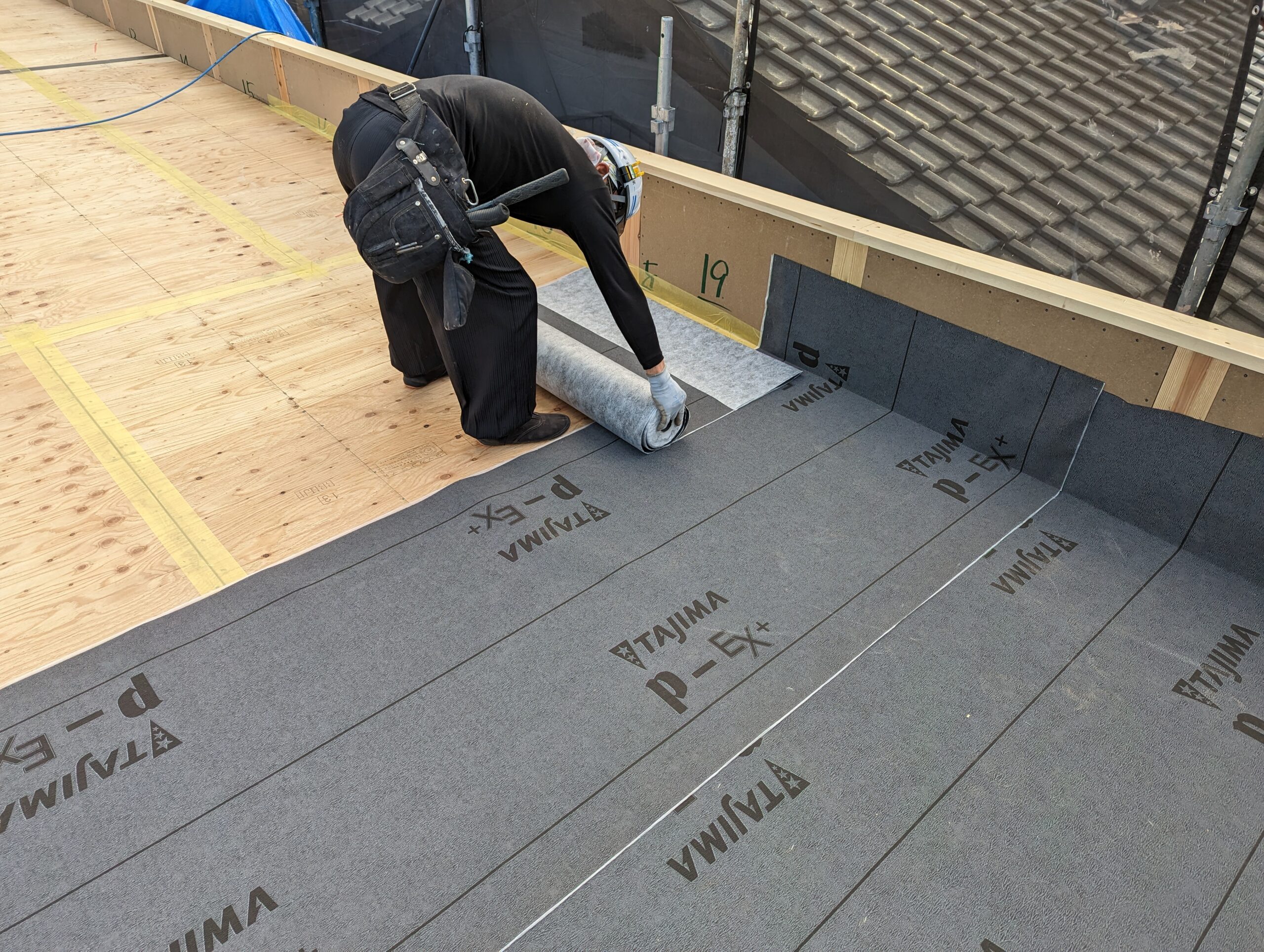 H田様邸 新築工事 屋根