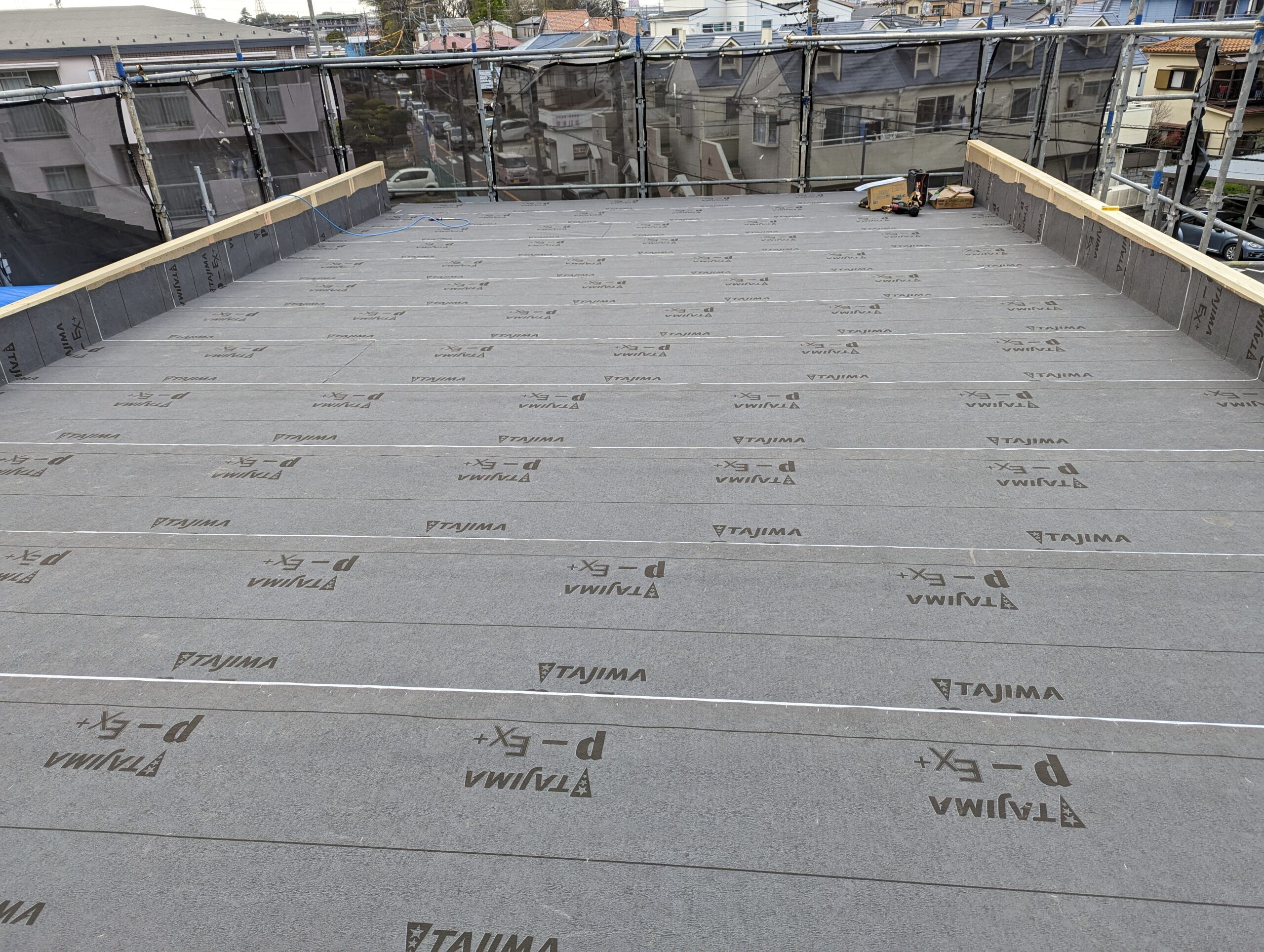 H田様邸 新築工事 屋根