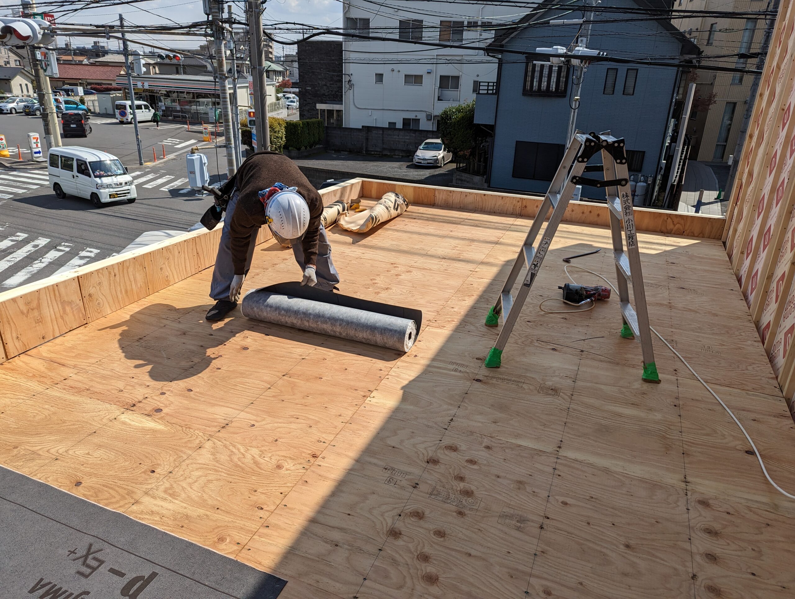 H田様邸 新築工事 屋根