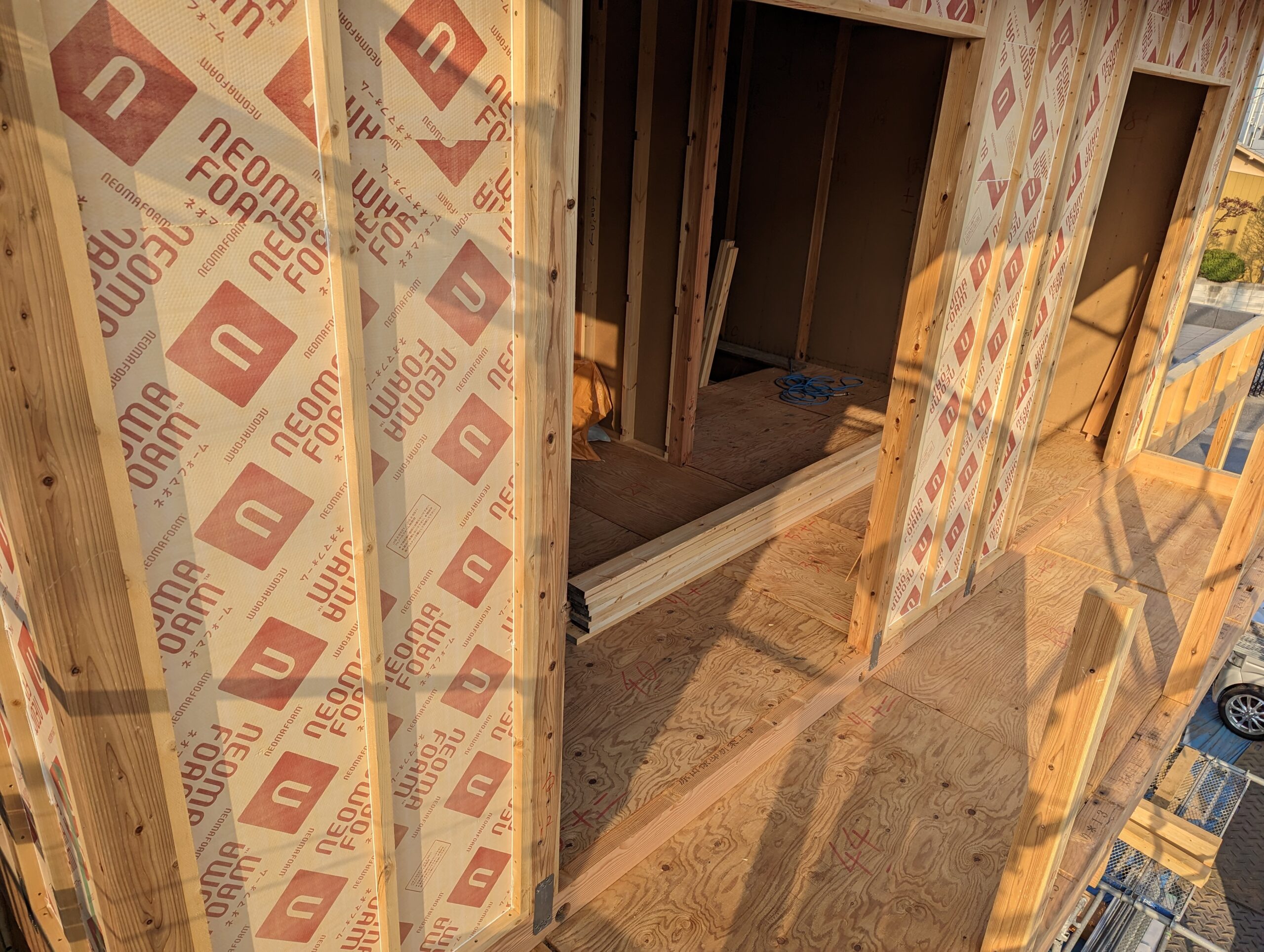 H田様邸 新築工事 ベランダ