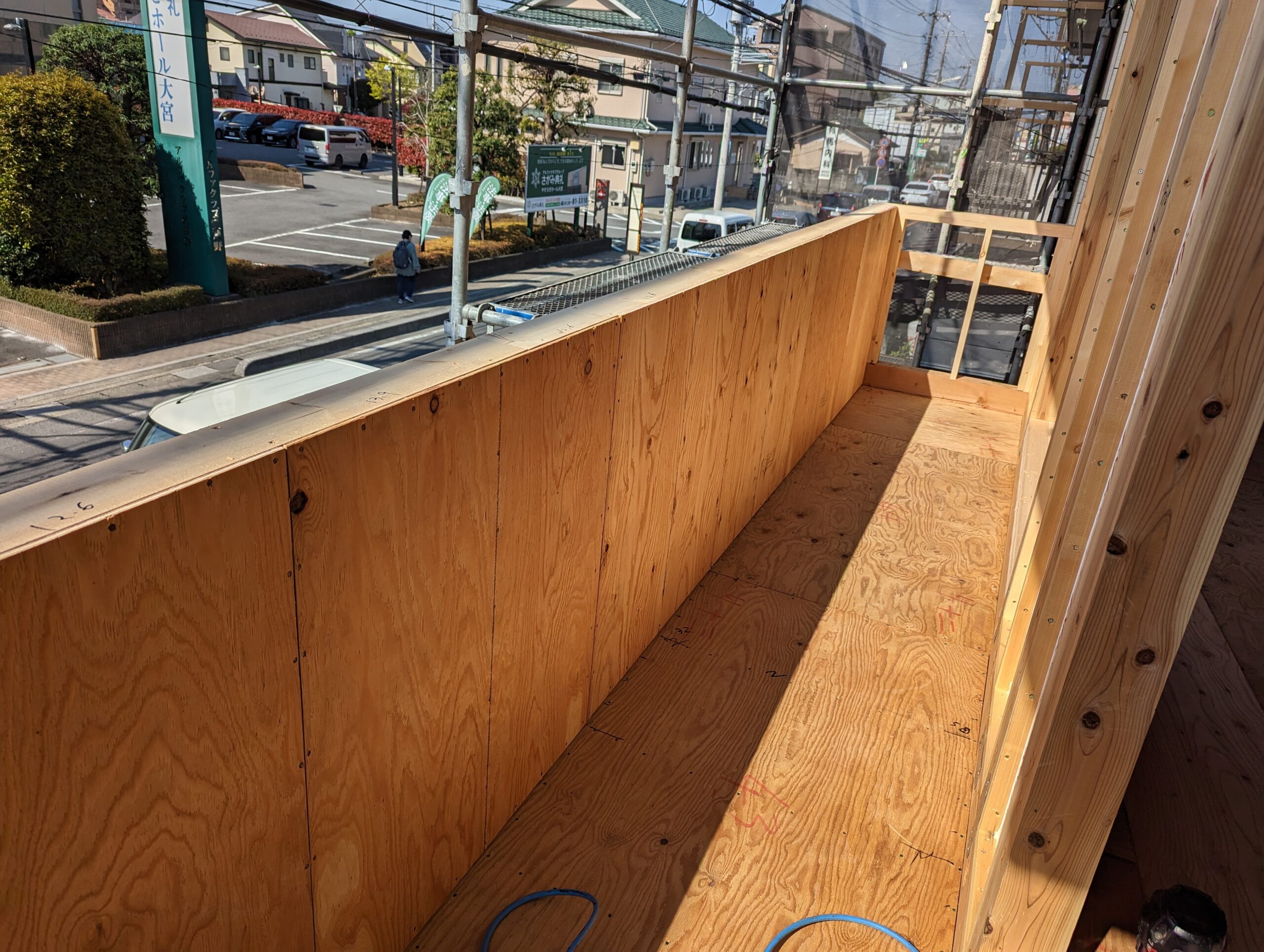 H田様邸 新築工事 ベランダ