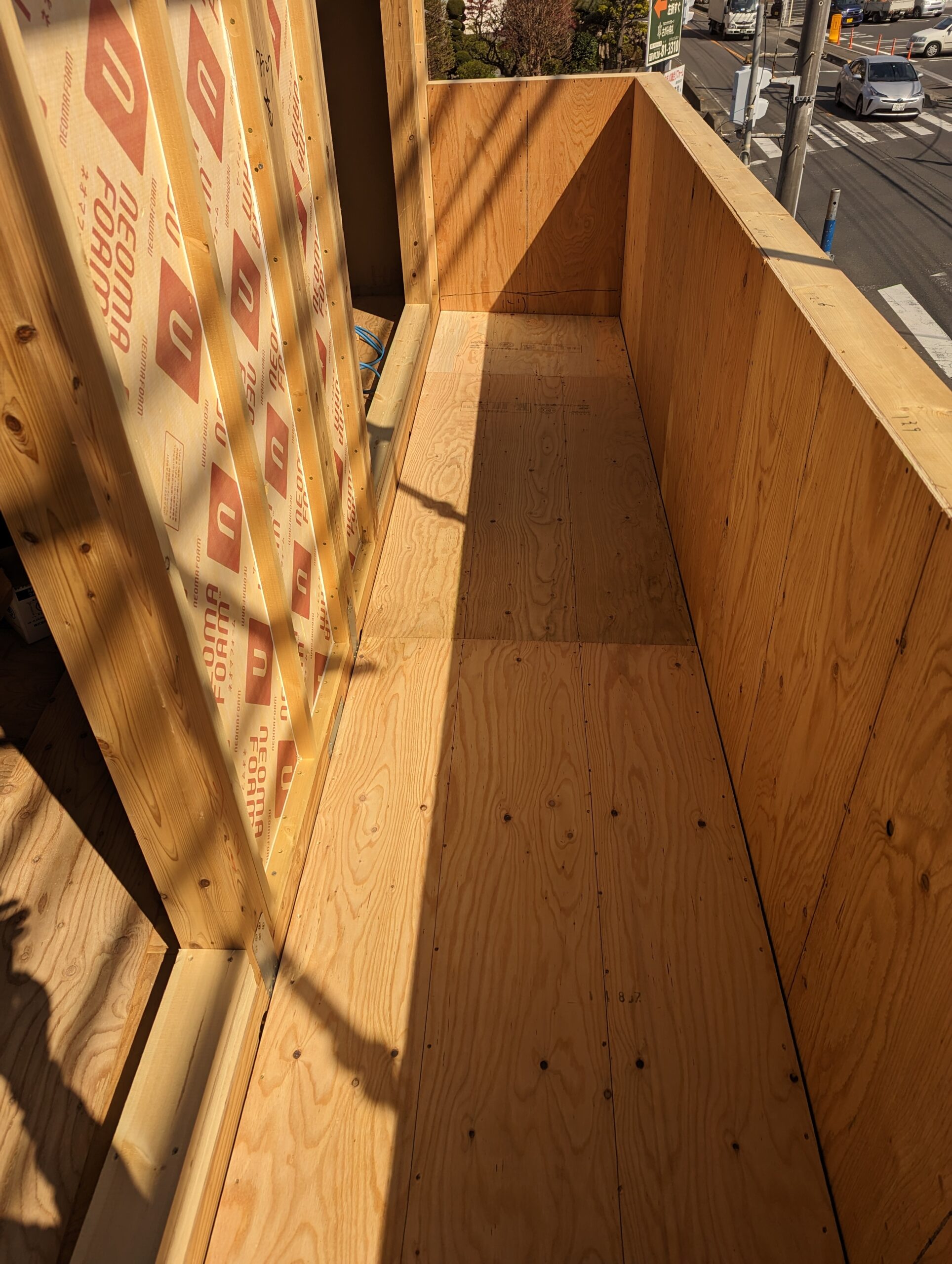 H田様邸 新築工事 ベランダ