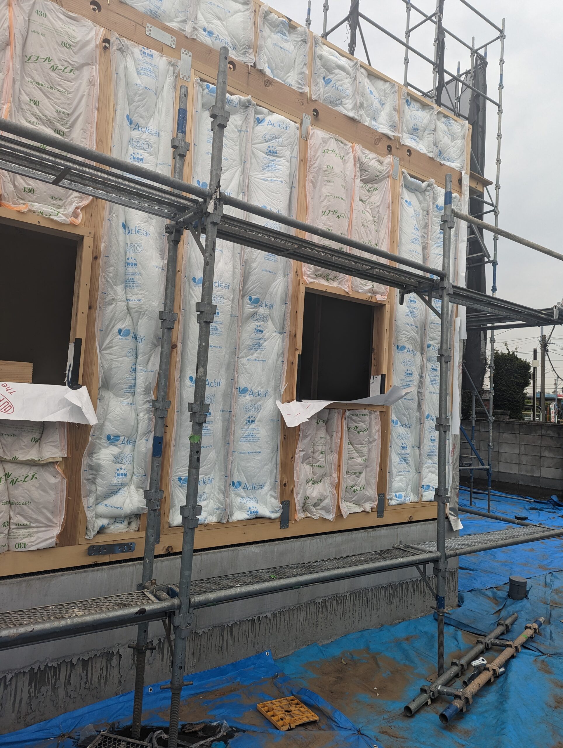 H田様邸 新築工事 外部工事