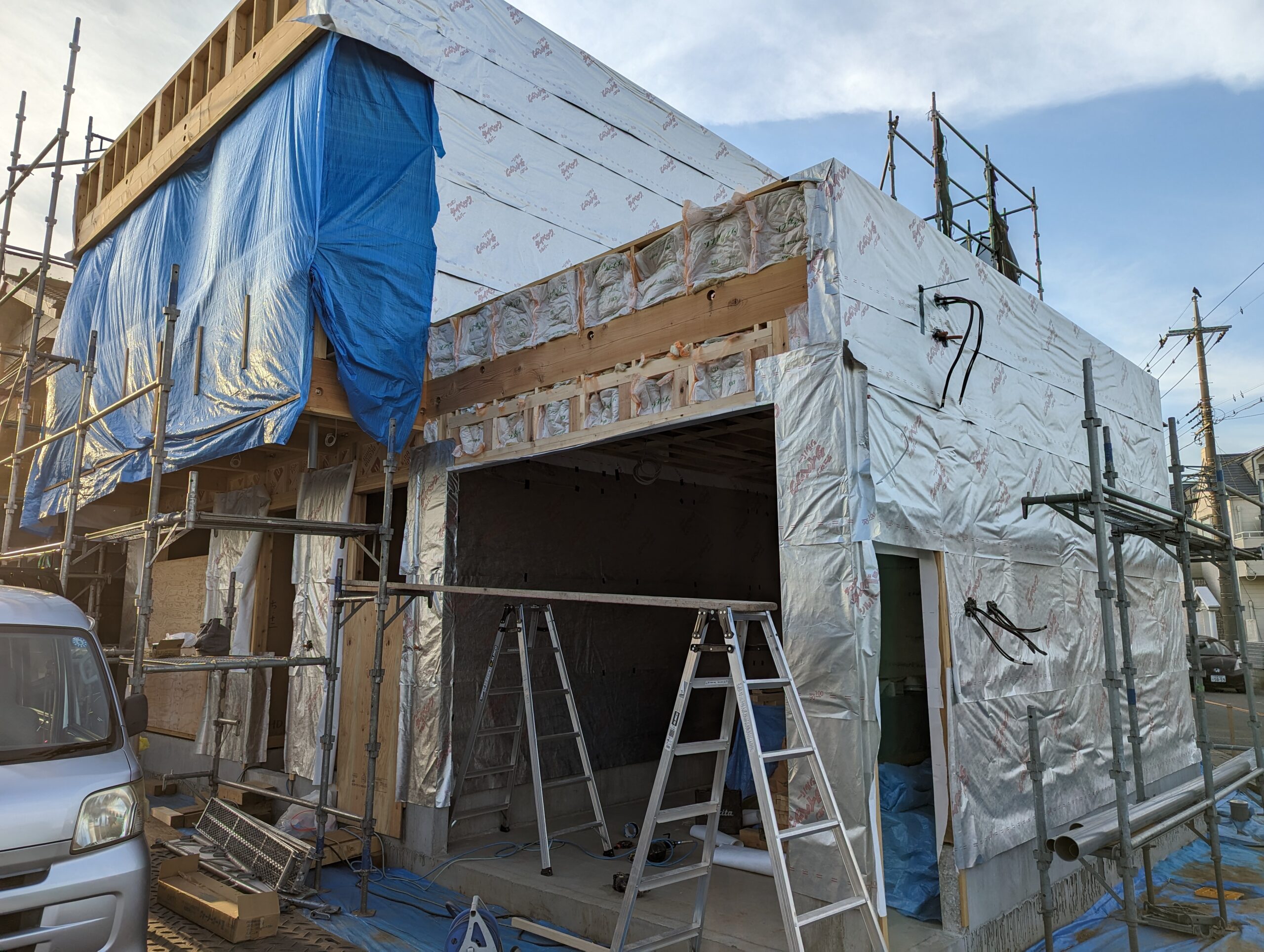 H田様邸 新築工事 外部工事