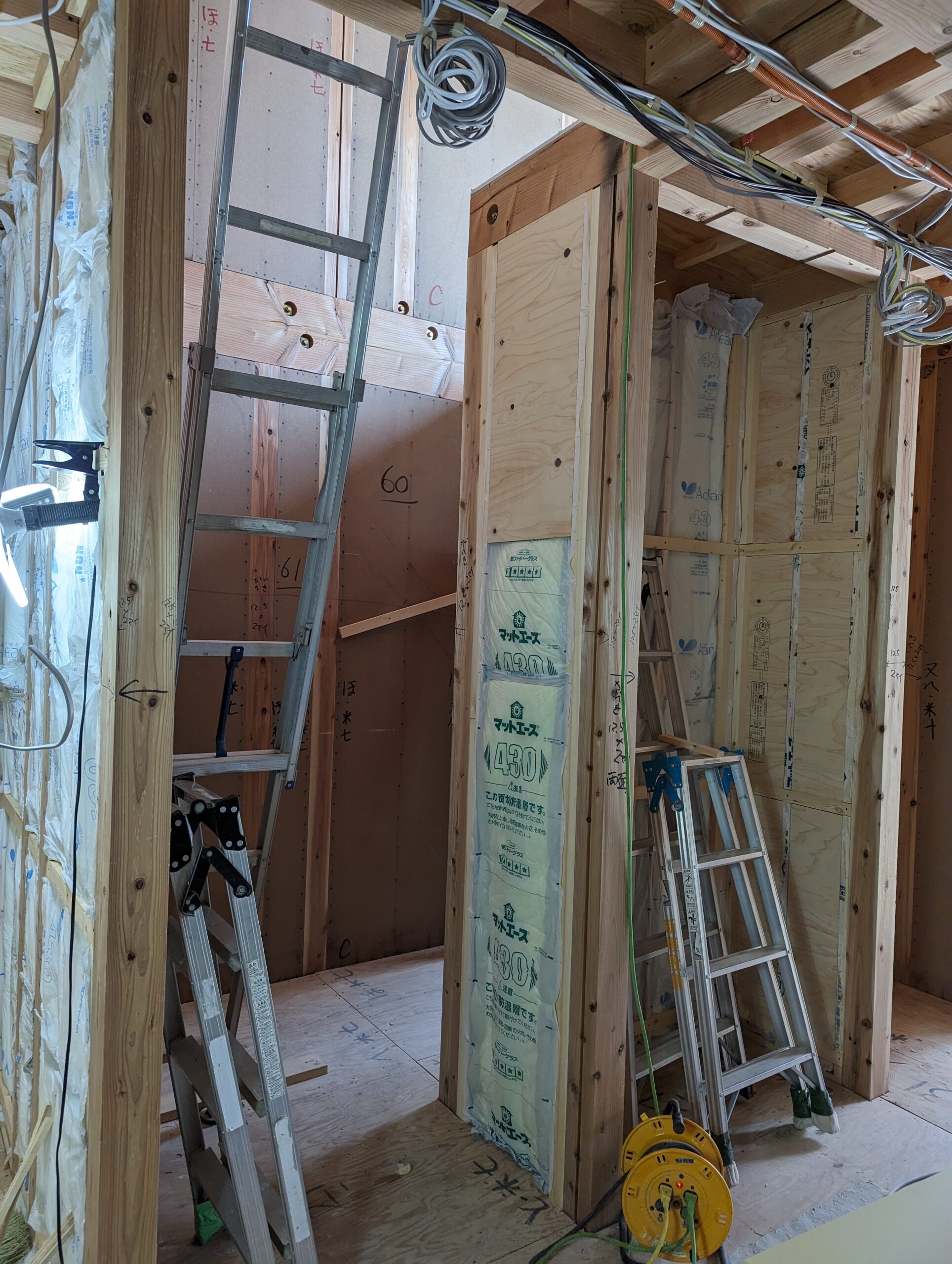 H田様邸 新築工事 界壁