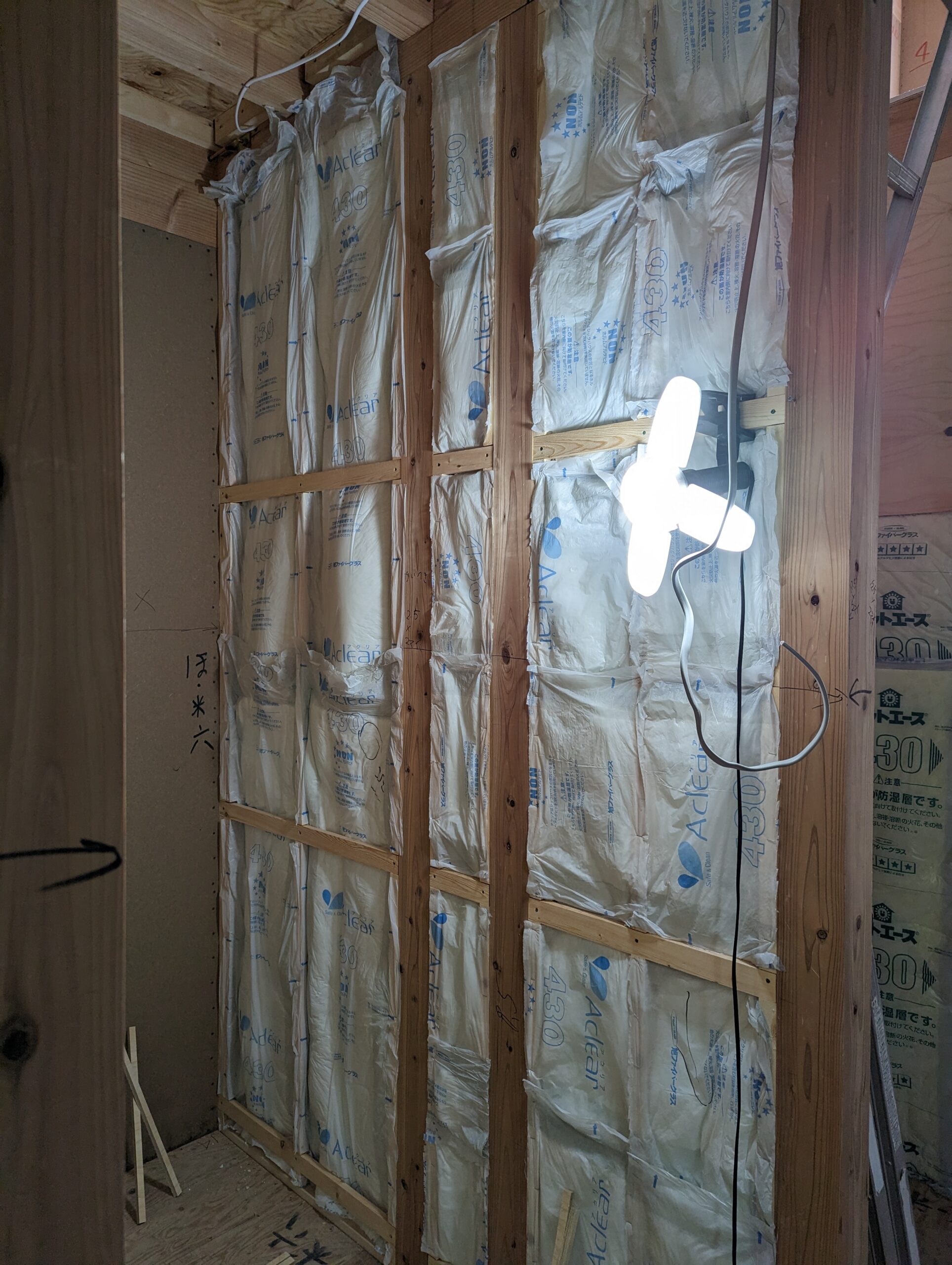 H田様邸 新築工事 界壁