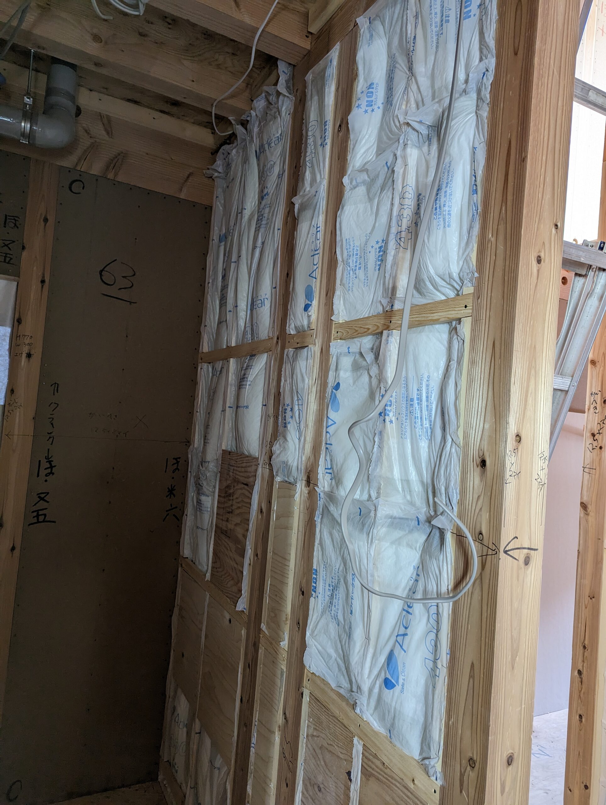 H田様邸 新築工事 界壁