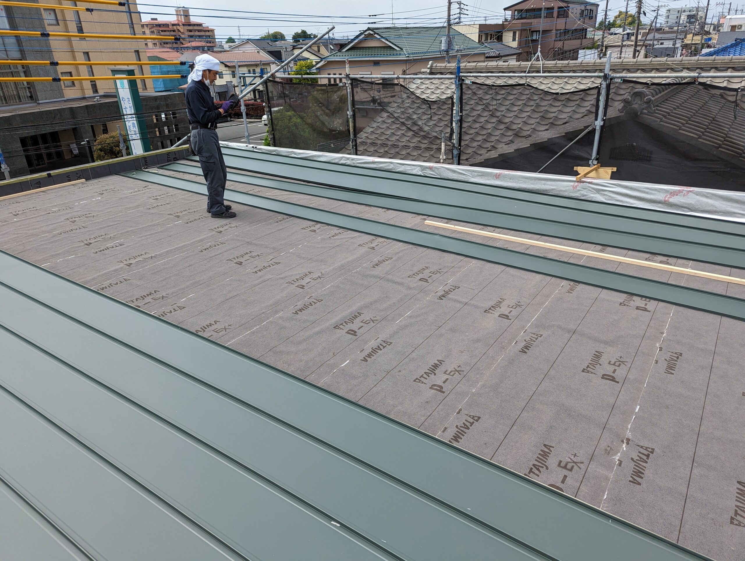 H田様邸 新築工事 屋根