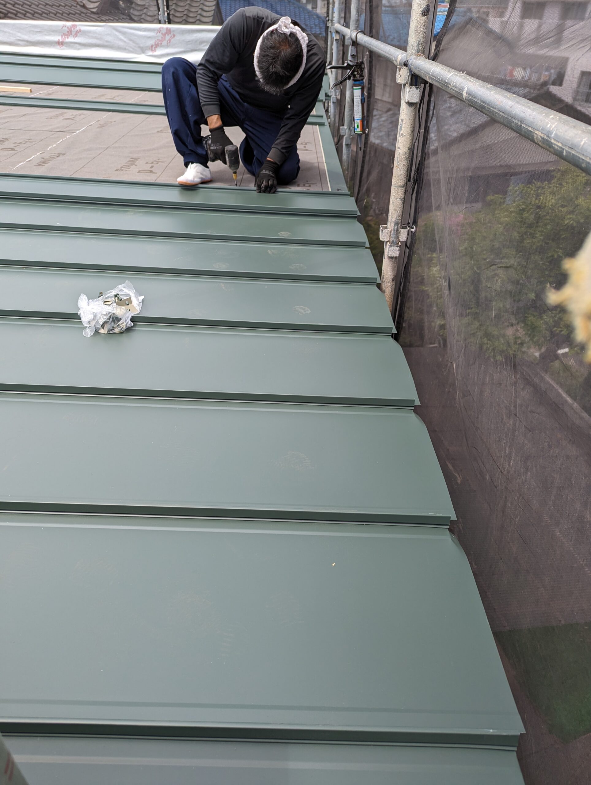 H田様邸 新築工事 屋根