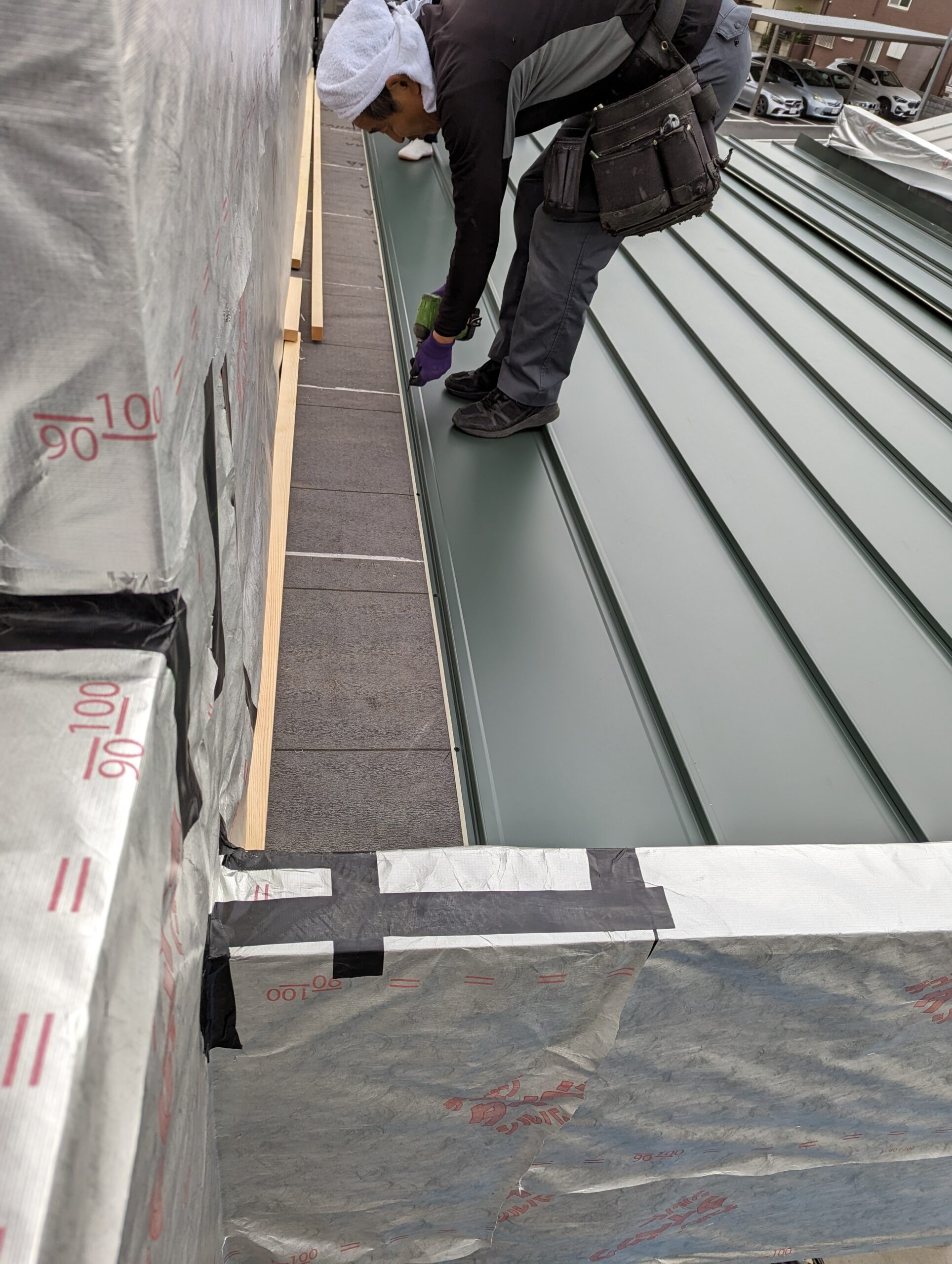 H田様邸 新築工事 屋根