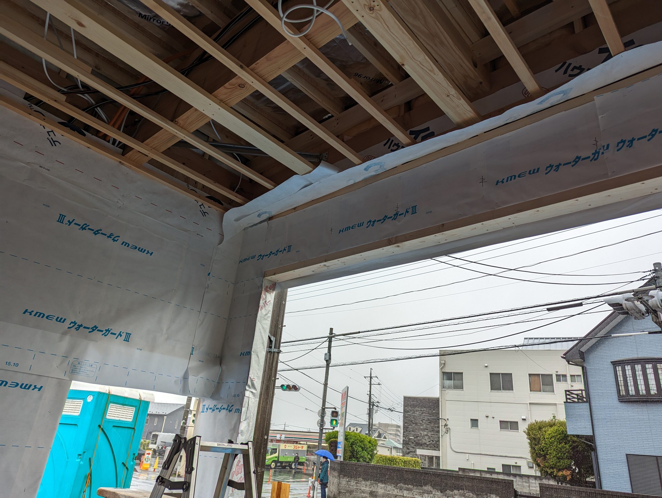 H田様邸 新築工事 車庫