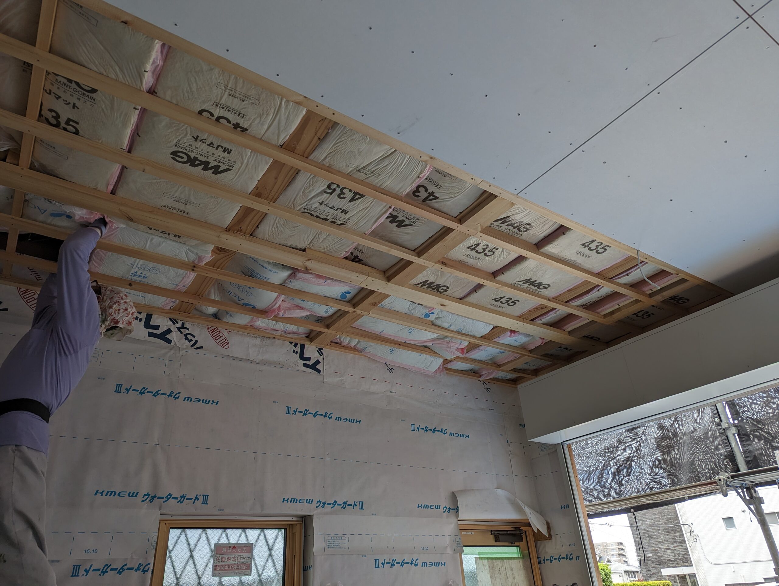 H田様邸 新築工事 車庫