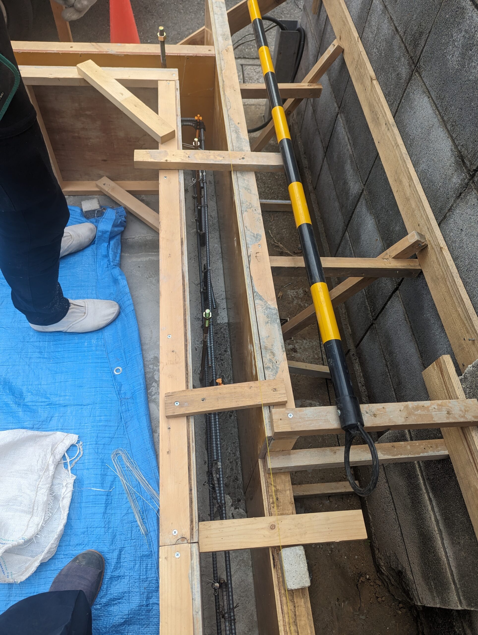 T邉様邸 増改築工事 基礎工事