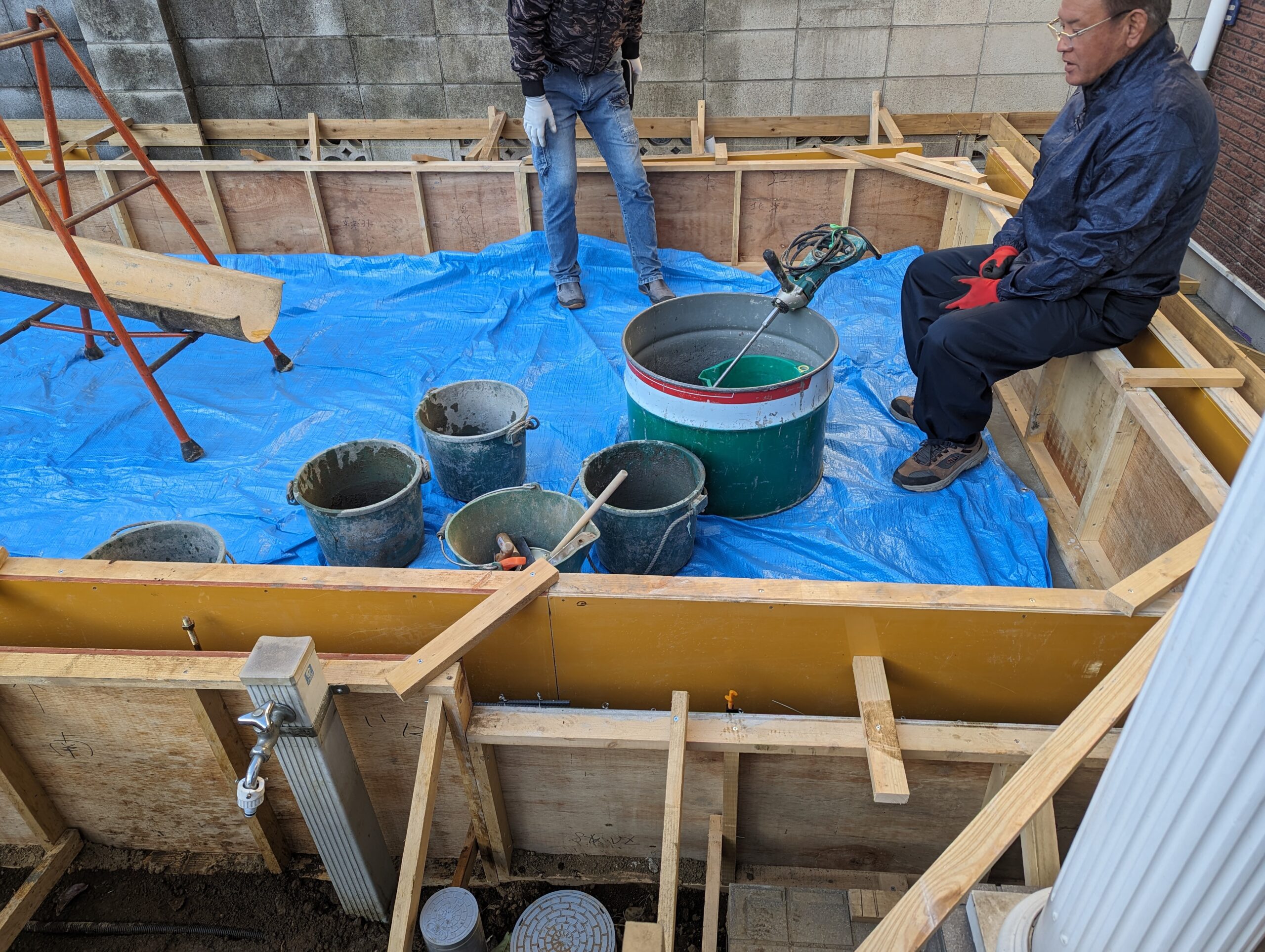 T邉様邸 増改築工事 基礎工事