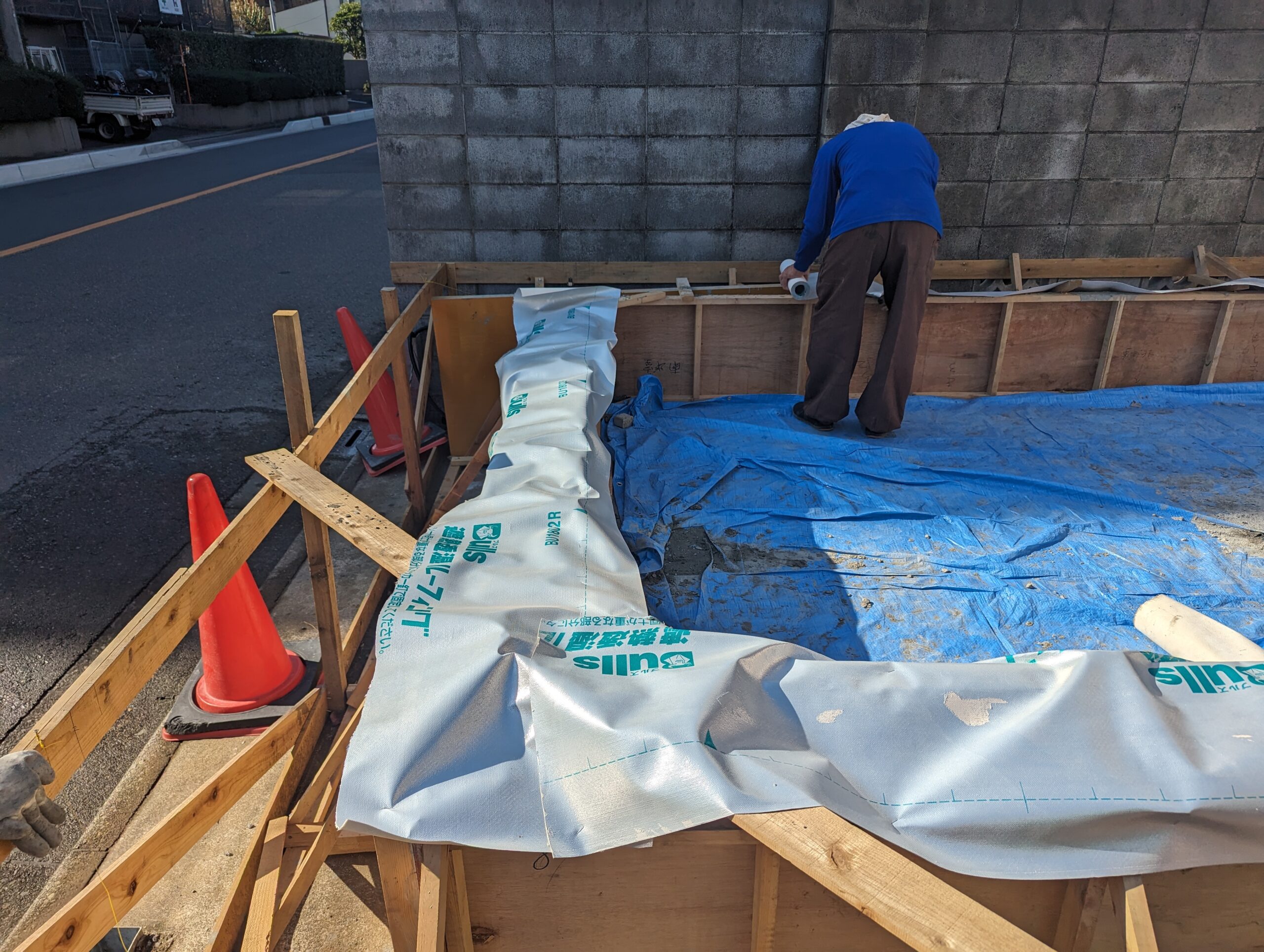 T邉様邸 増改築工事 基礎工事