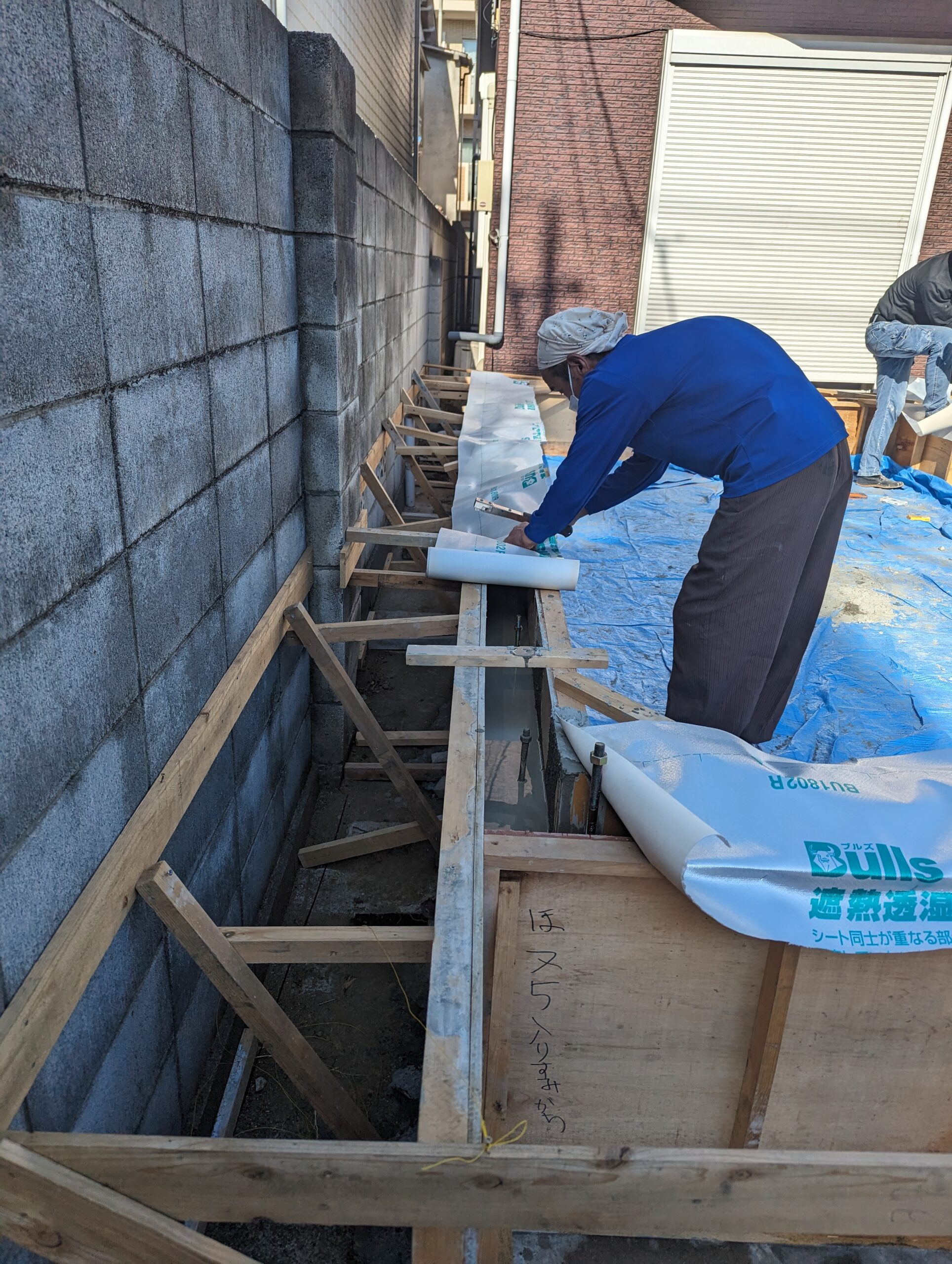 T邉様邸 増改築工事 基礎工事