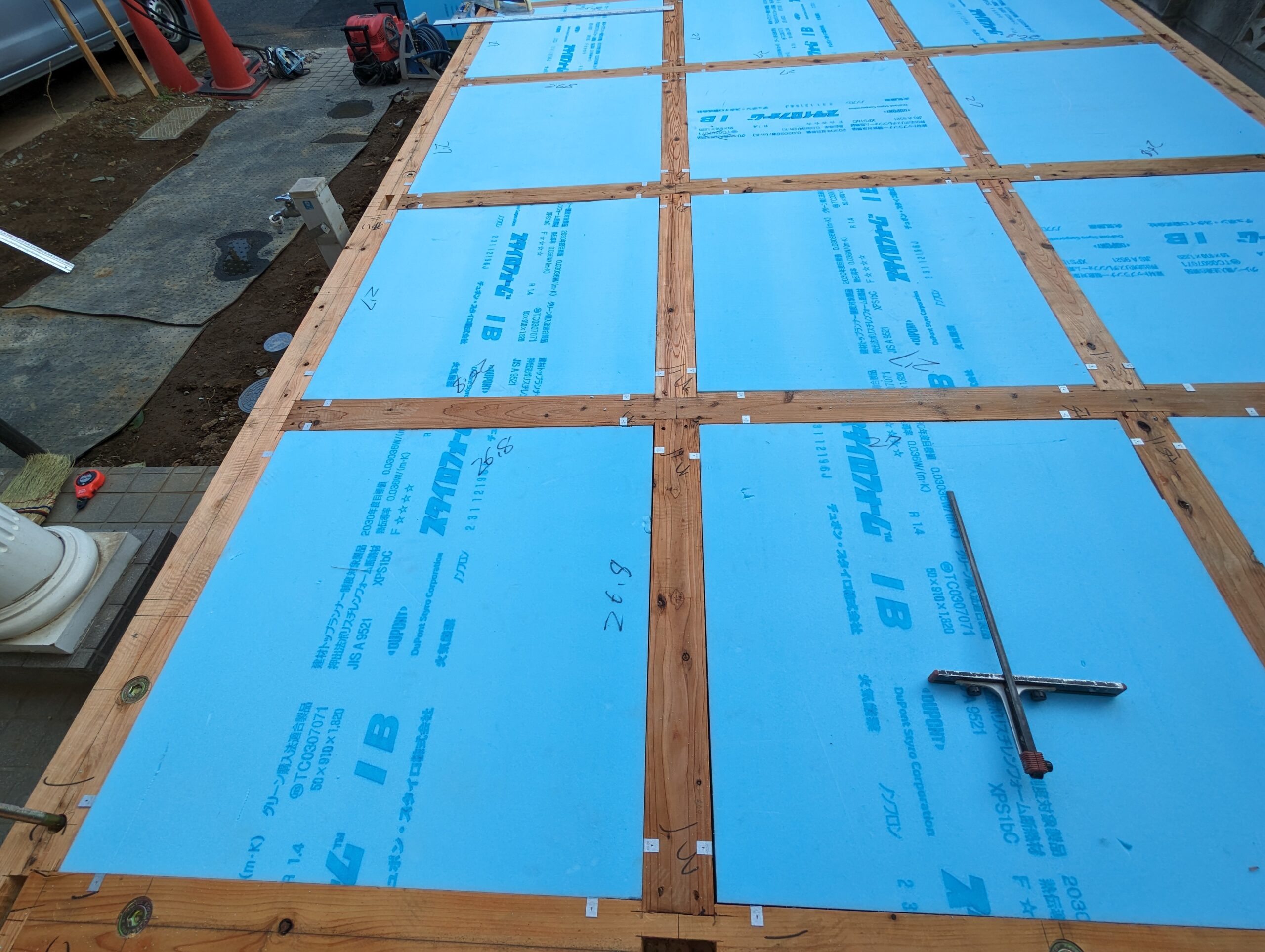 T邉様邸 増改築工事 土台工事