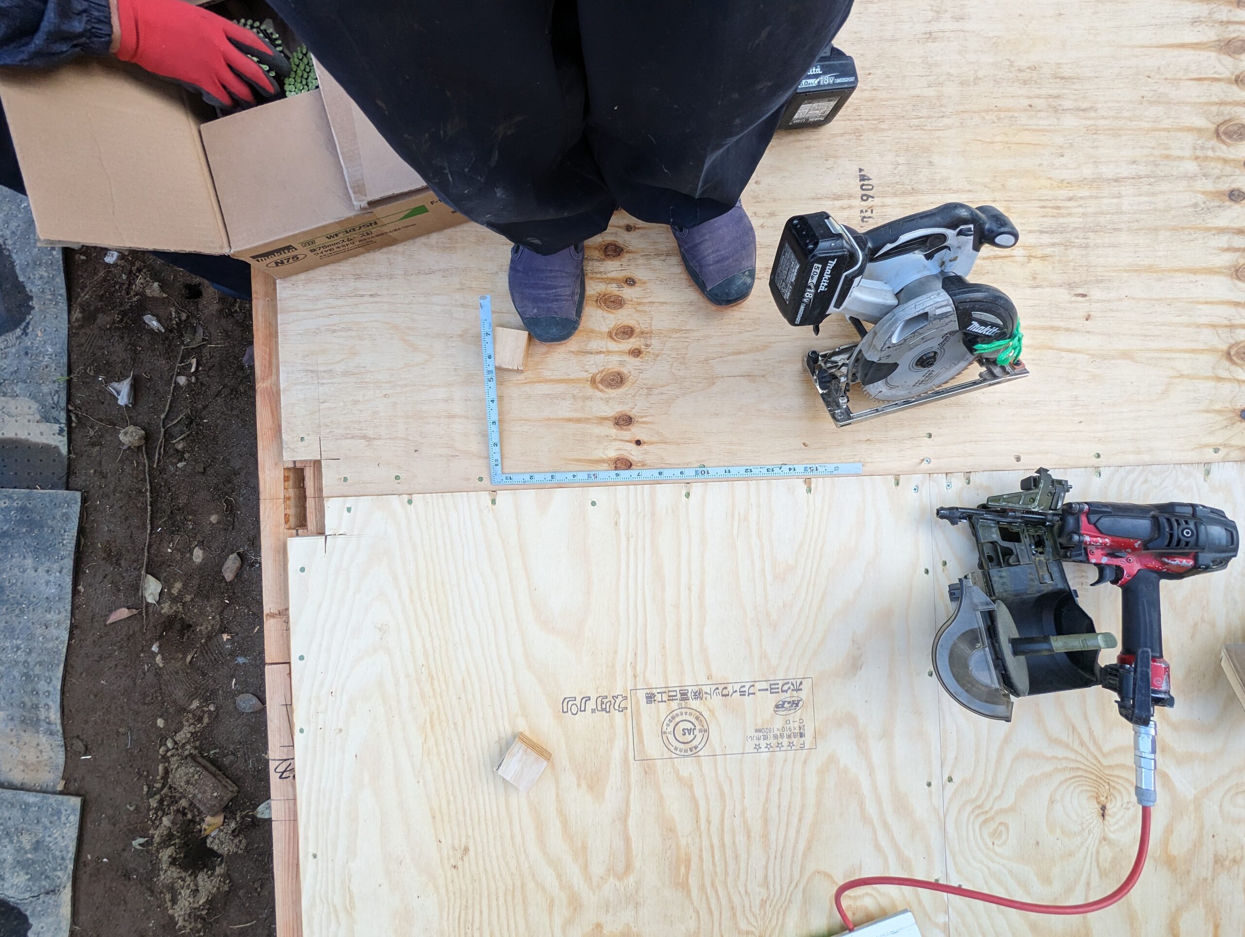 T邉様邸 増改築工事 土台工事