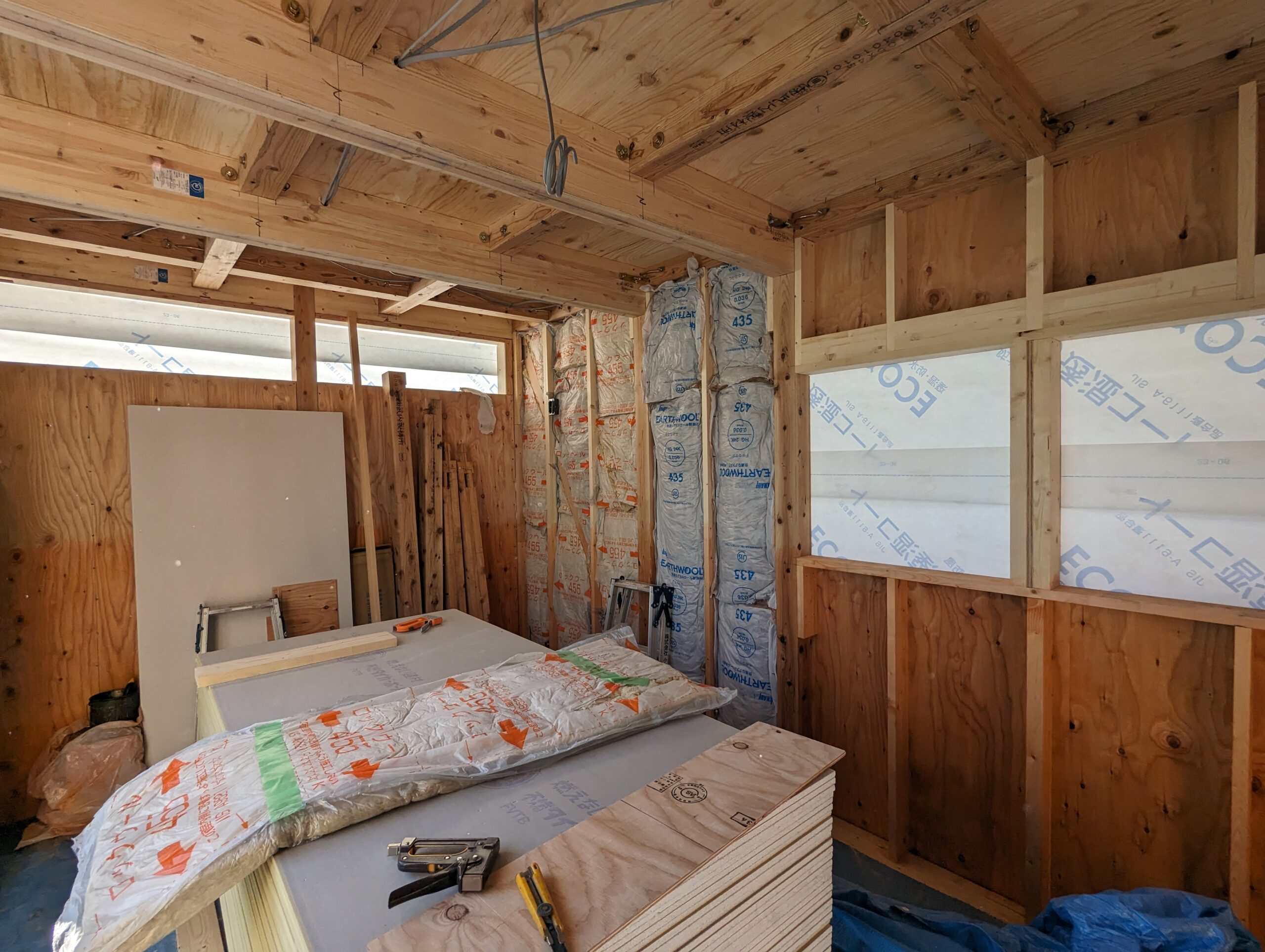 T邉様邸 増改築工事 木工事1