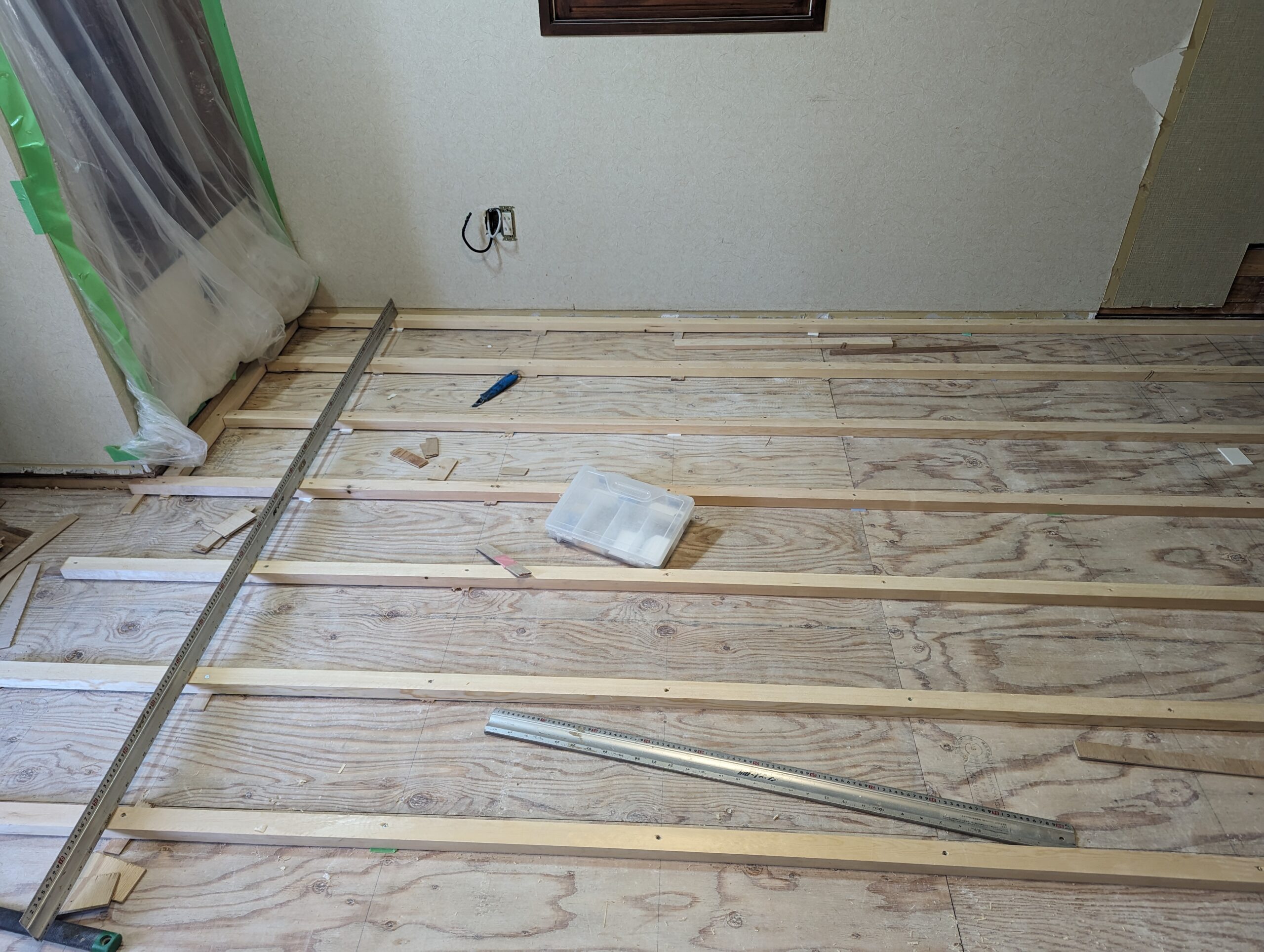 T邉様邸 増改築工事 木工事2