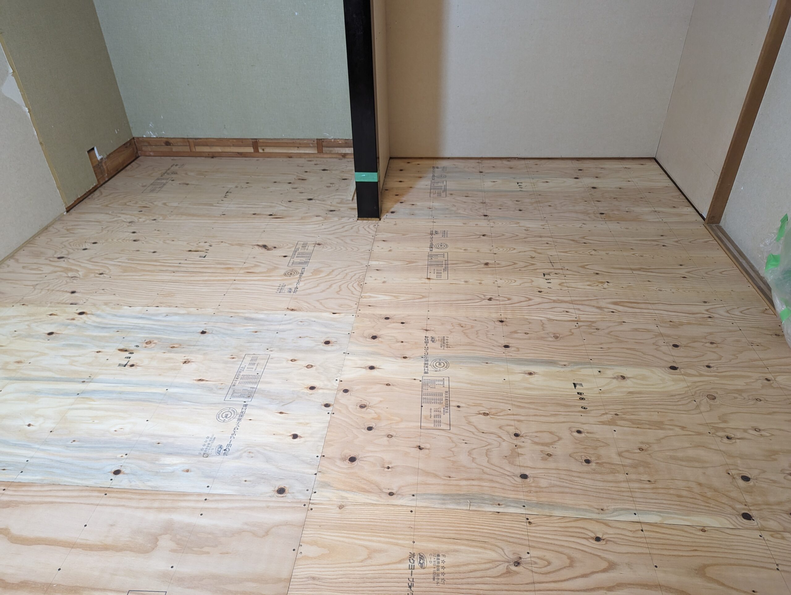 T邉様邸 増改築工事 木工事2