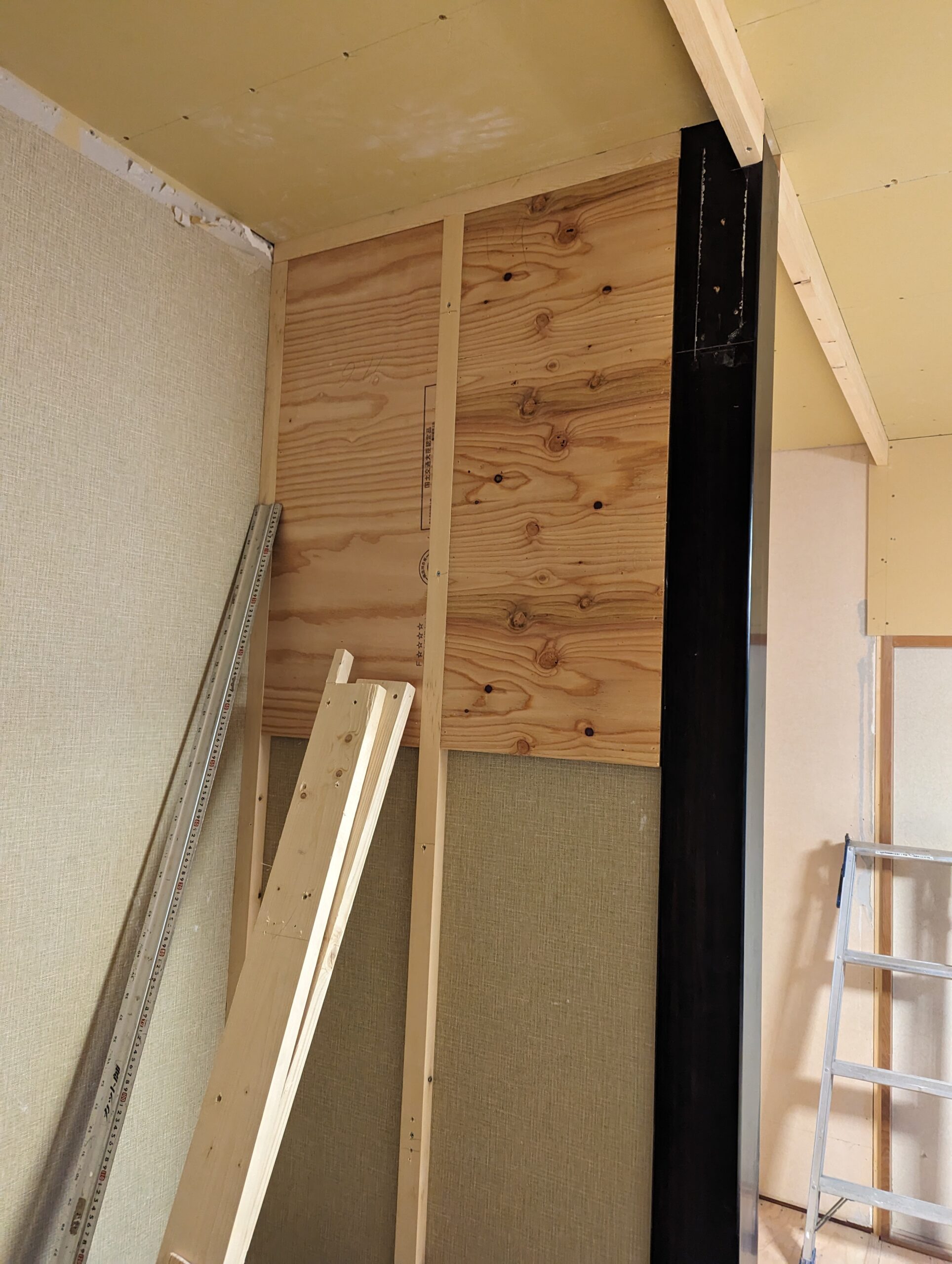 T邉様邸 増改築工事 木工事2