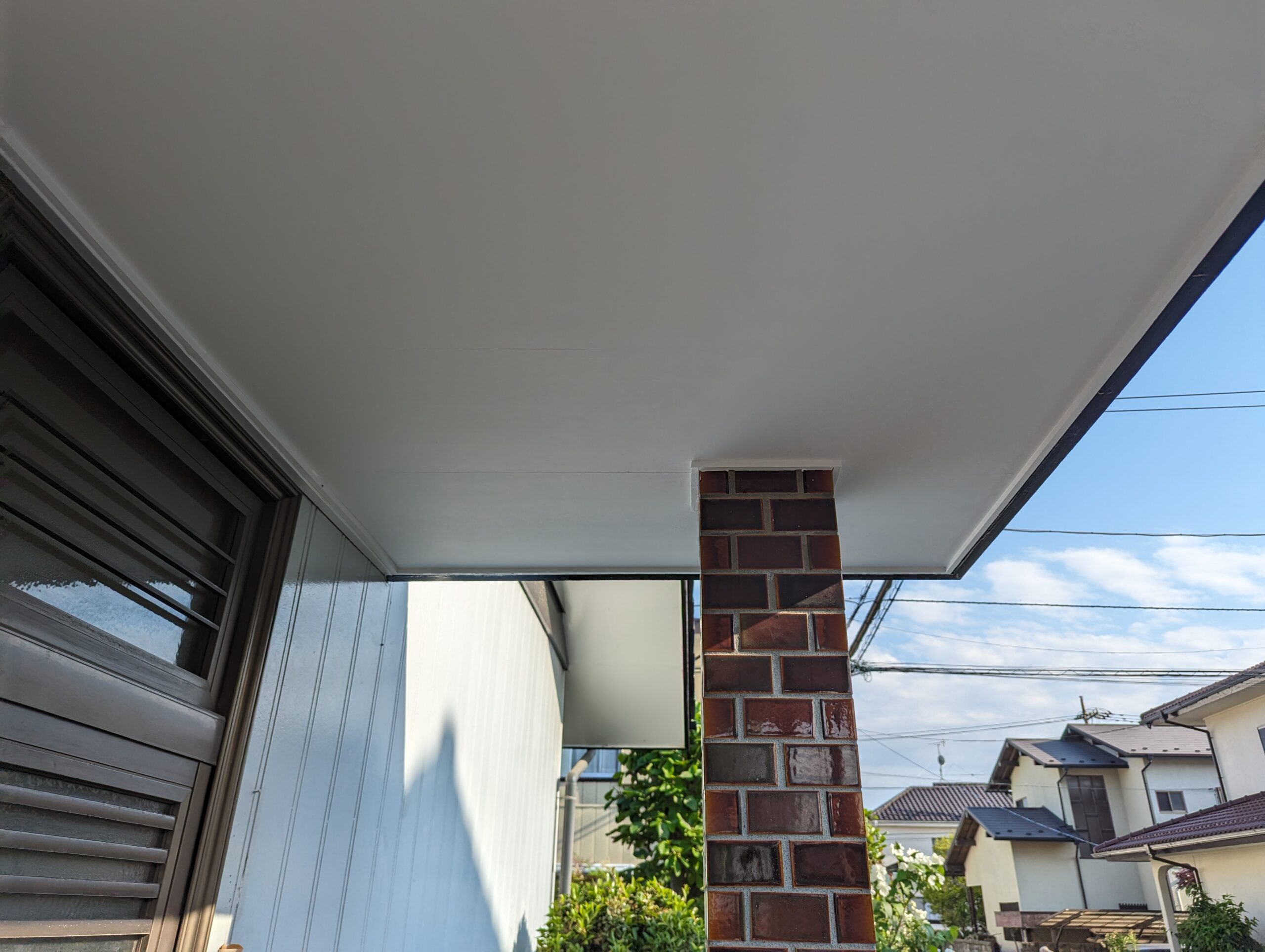 H山様邸 軒天補修及び塗装工事　塗装工事後