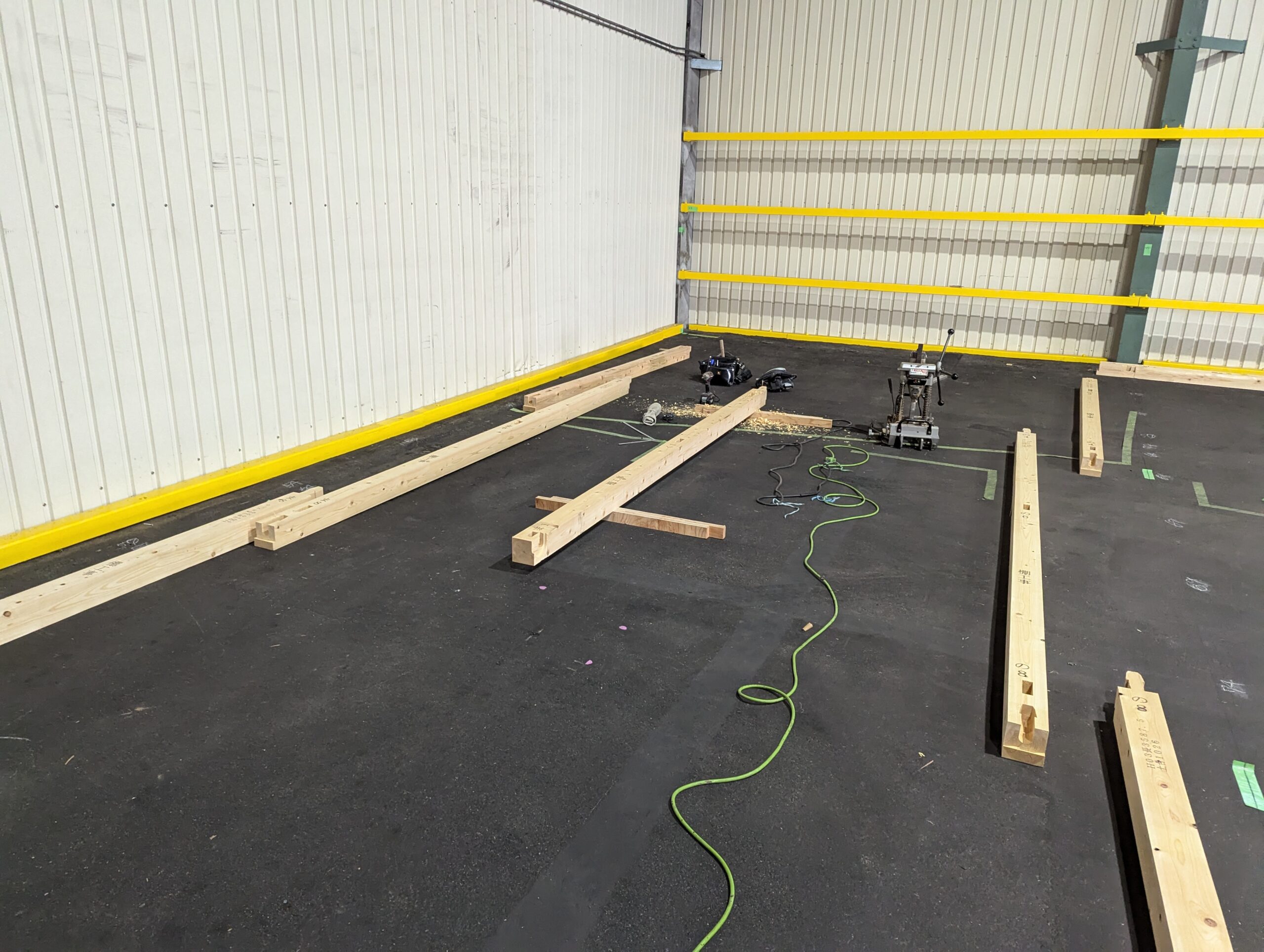 埼玉県戸田市美女木　棚構造体工事　Before(木工事)