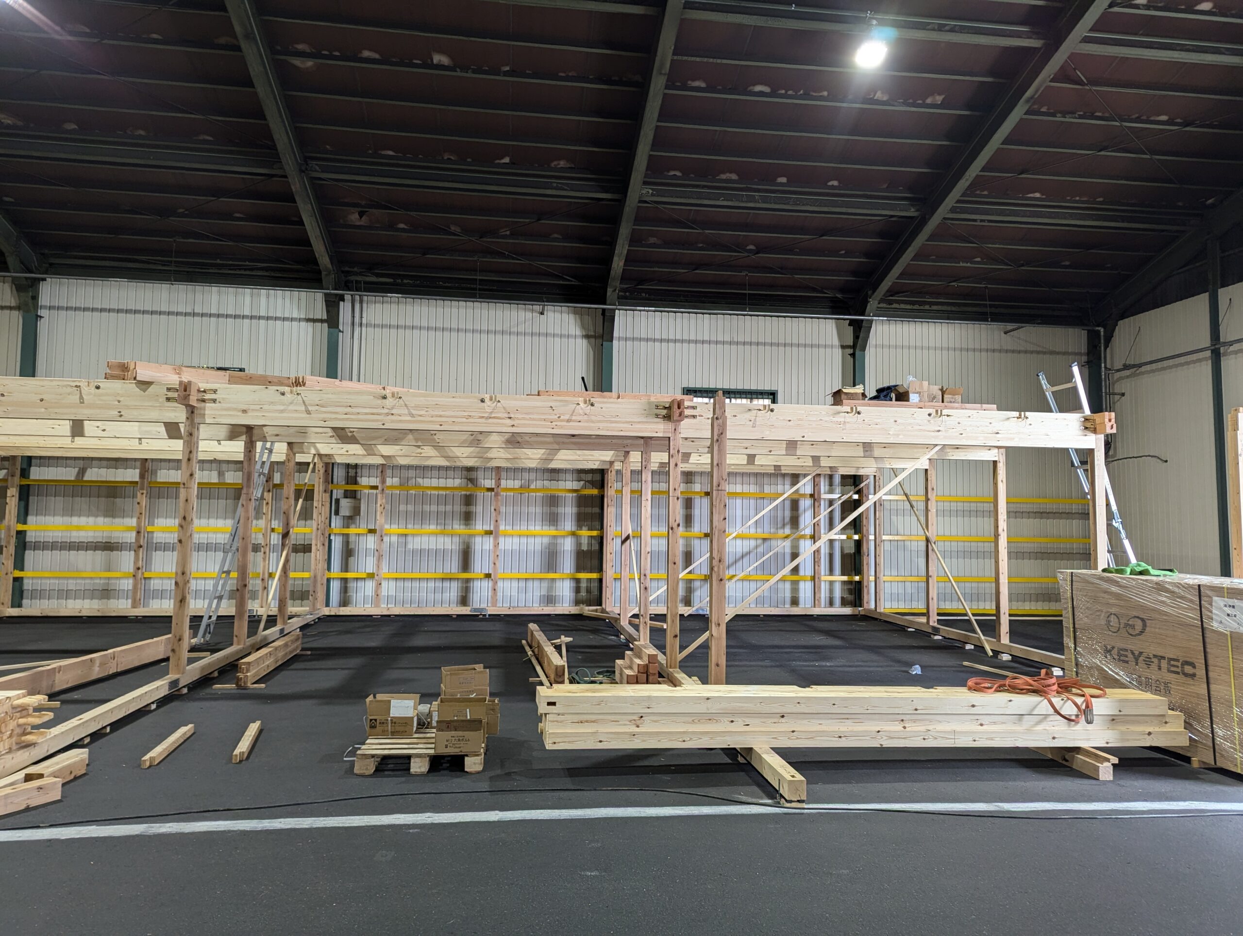 埼玉県戸田市美女木　棚構造体工事　Before(木工事)