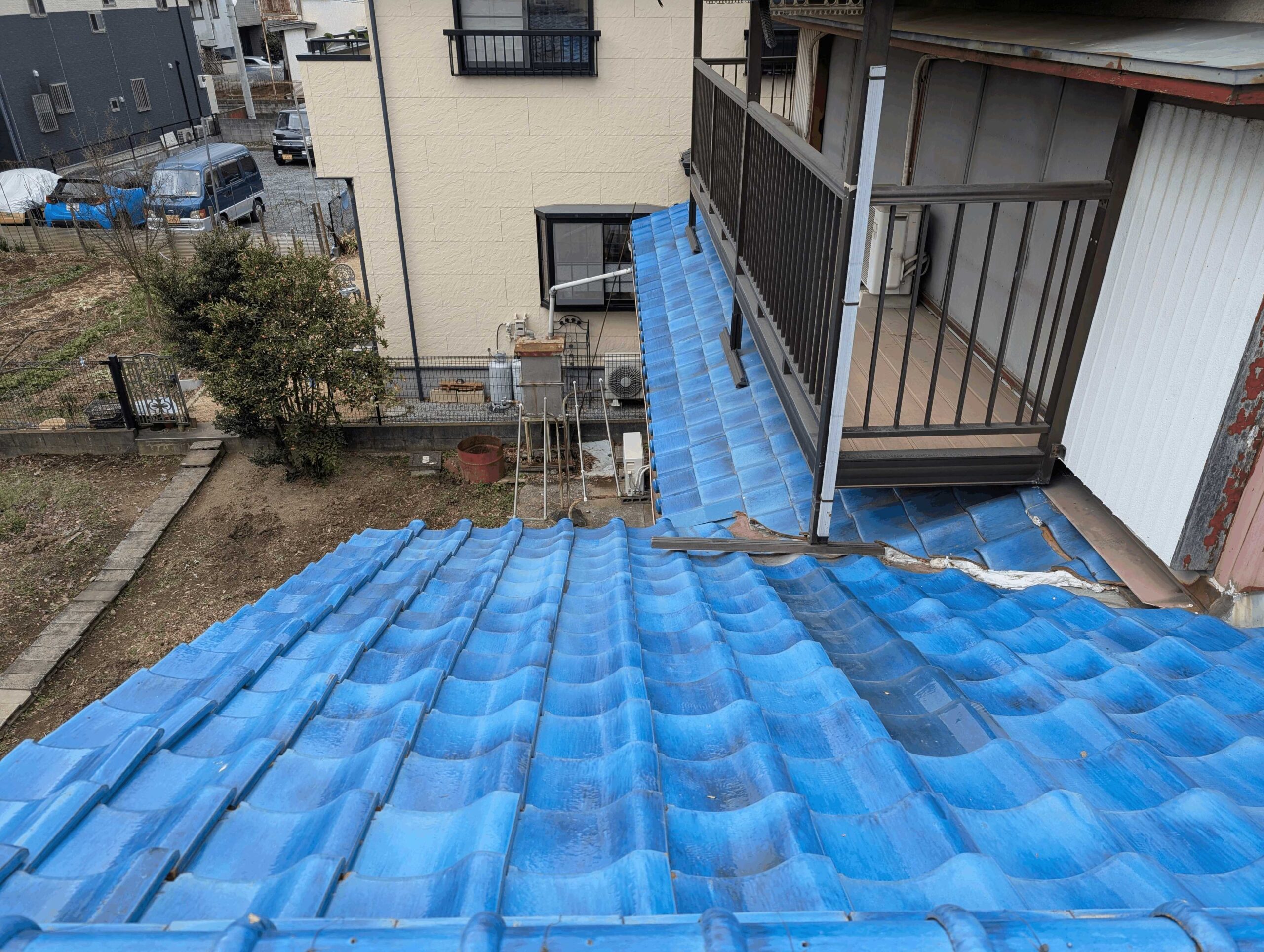 E様邸 屋根葺き替え工事　工事前