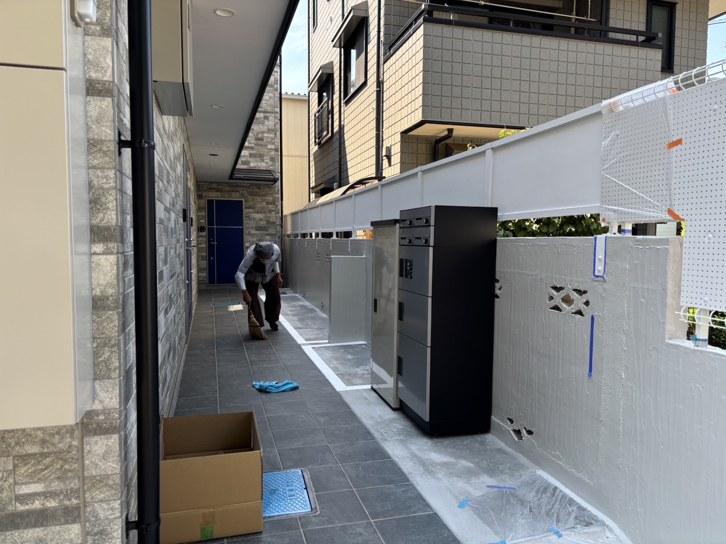 N様邸 共同住宅工事　外構