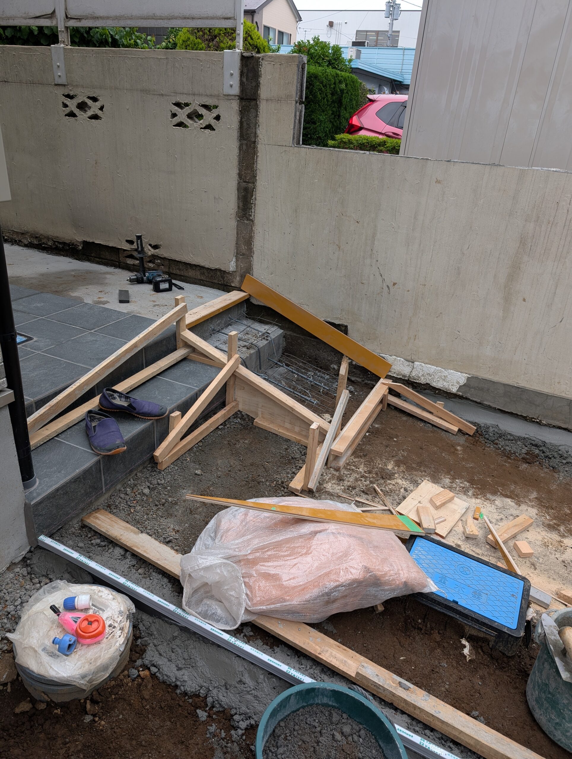 N様邸 共同住宅工事　外構