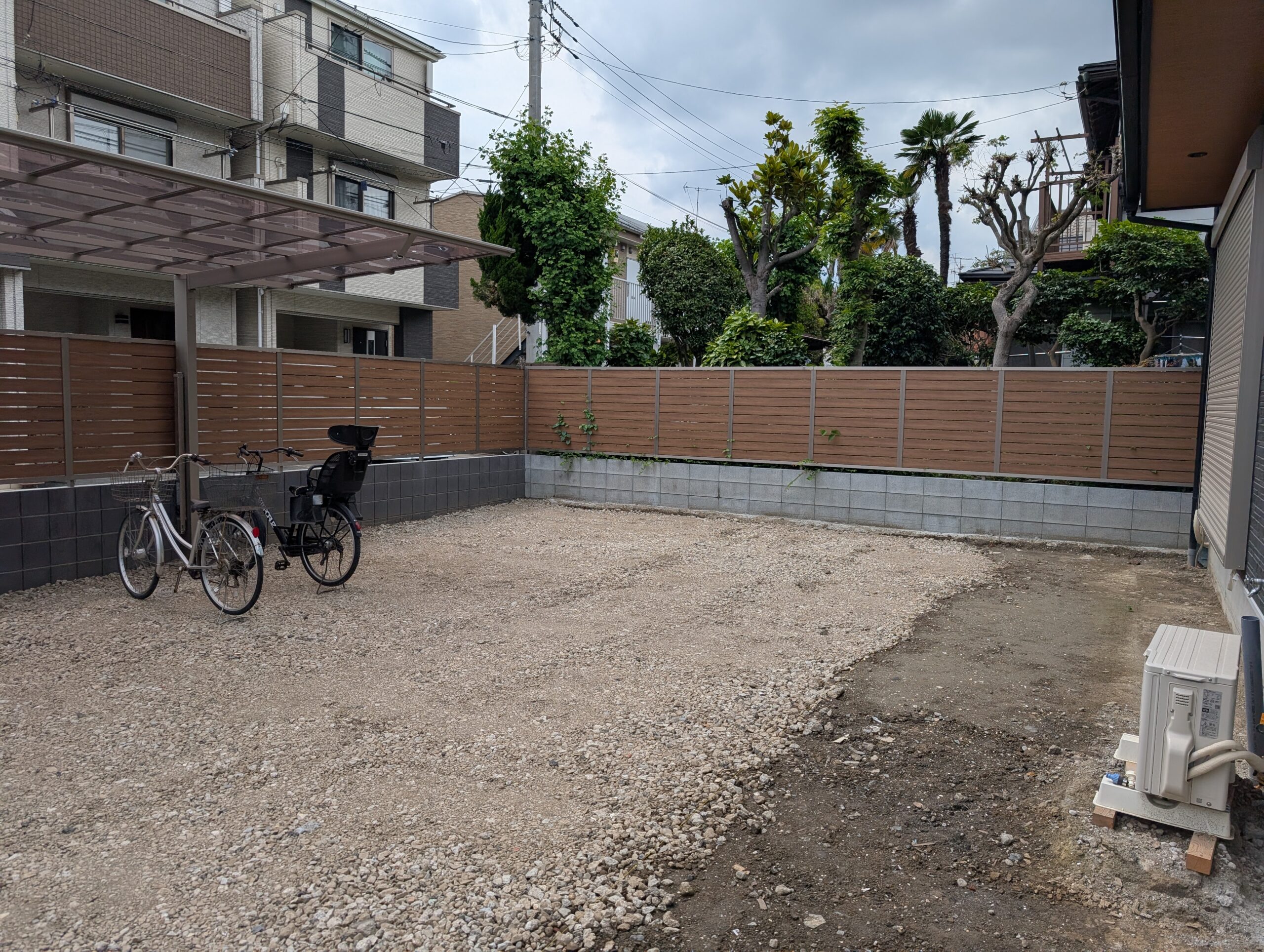 I様邸 新築工事　外構
