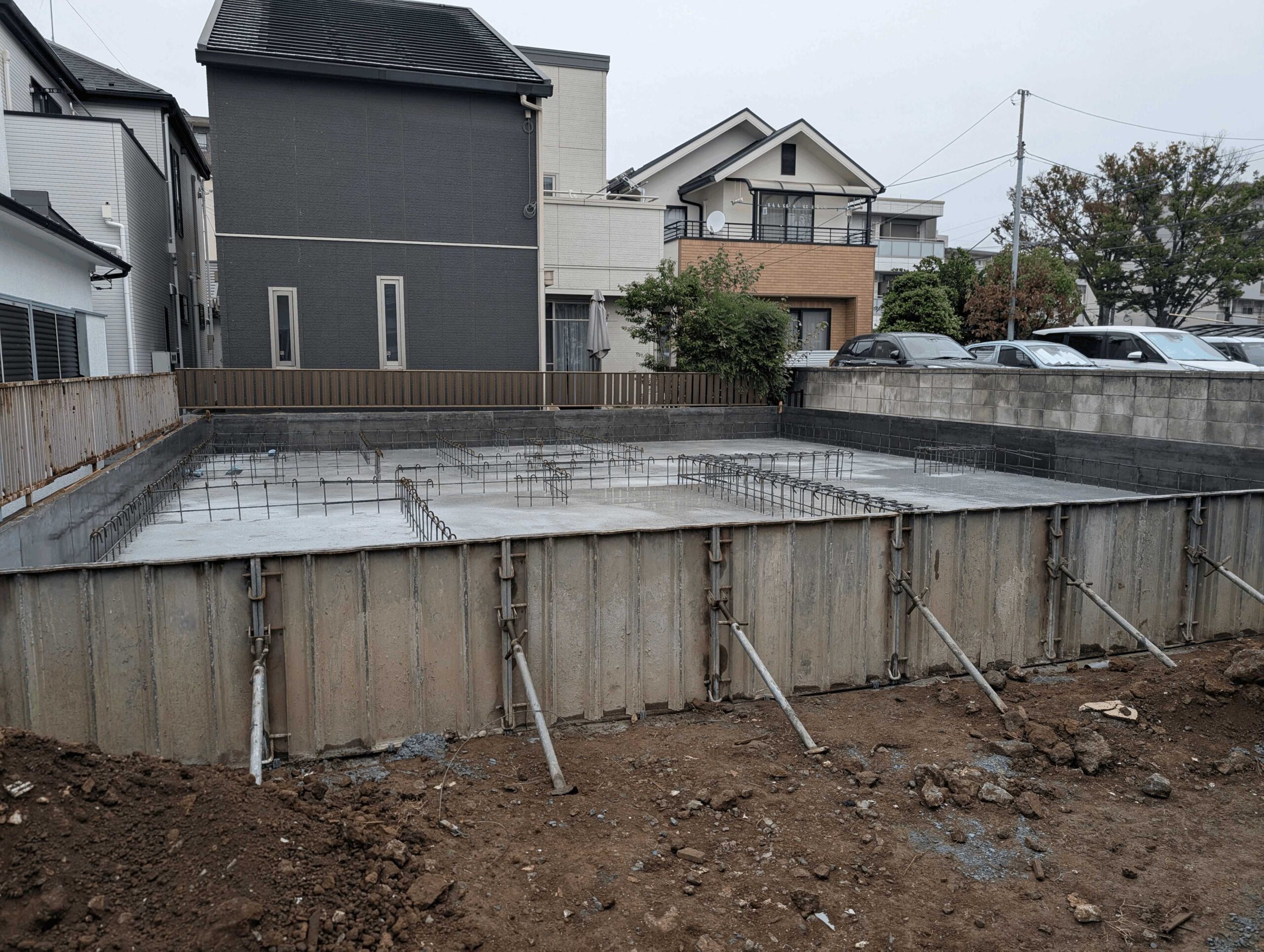 O様邸 新築工事　基礎工事