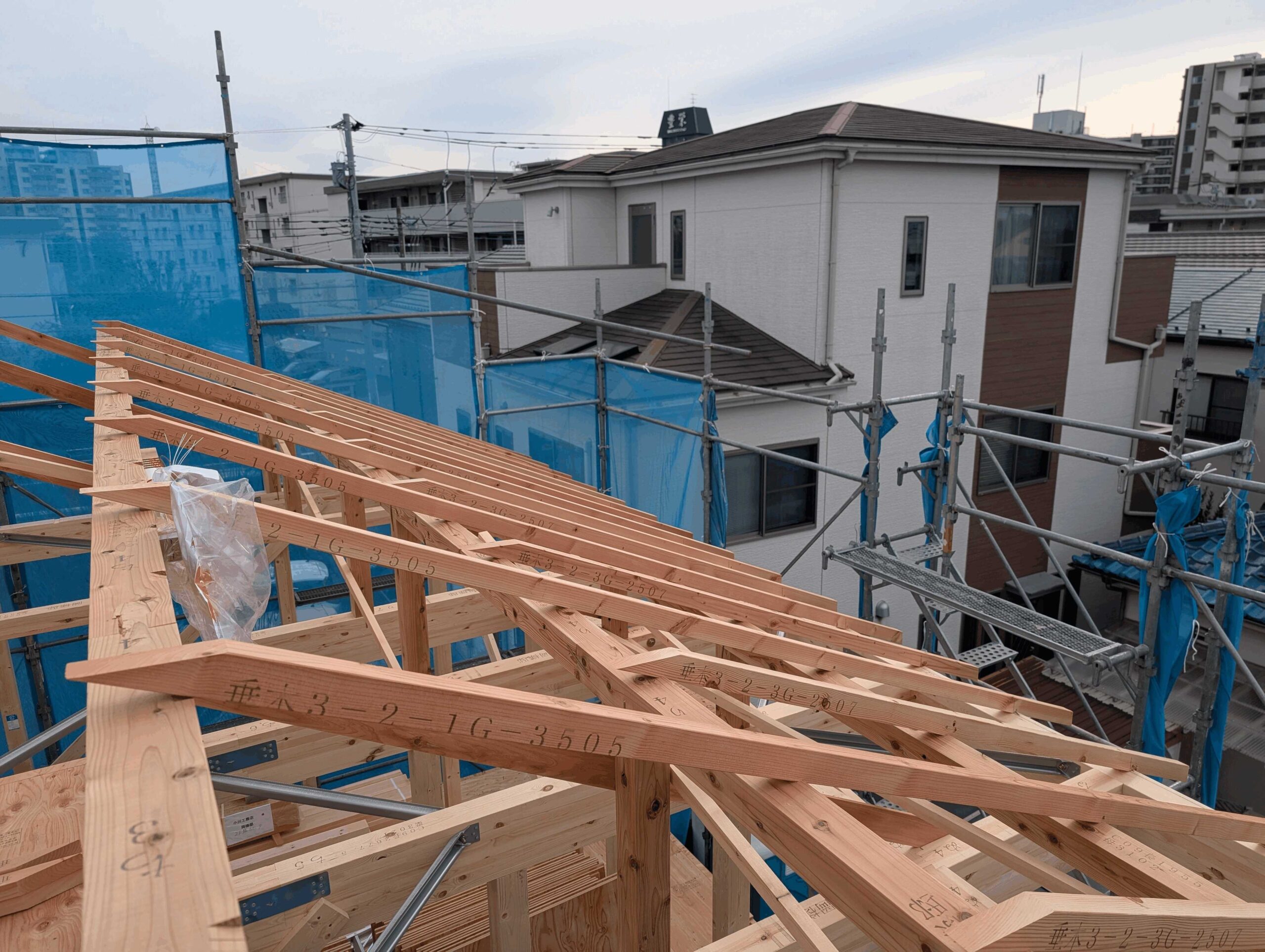 O様邸 新築工事　屋根工事